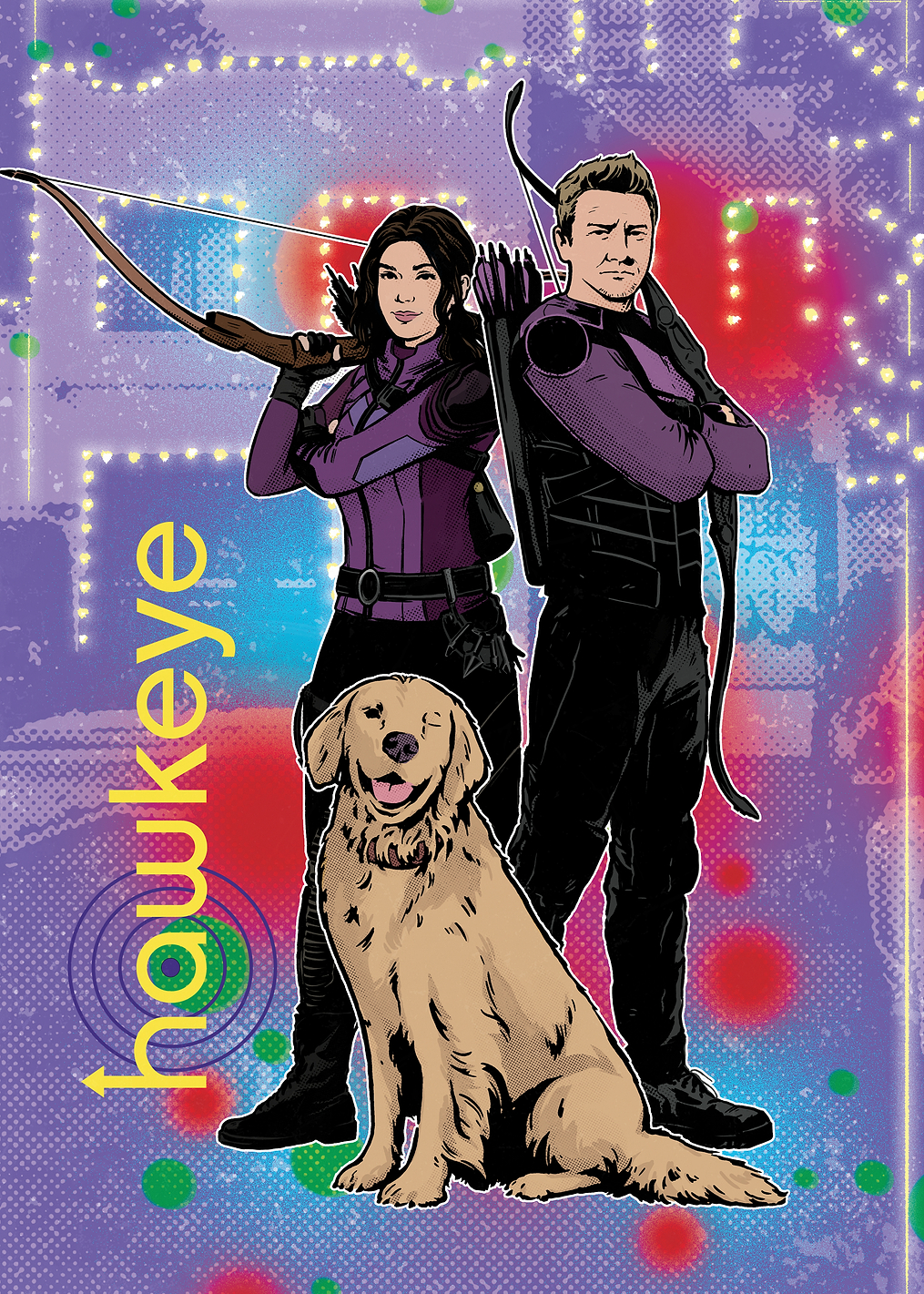 Hawkeye perfect couple: постер из коллекции Marvel