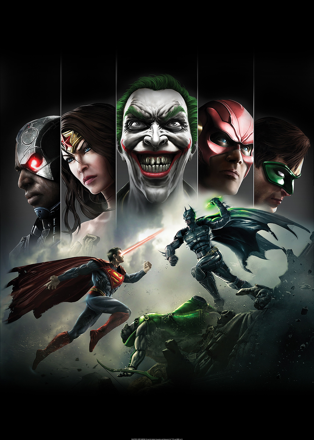 Injustice Key Art 1: постер из коллекции DC Comics