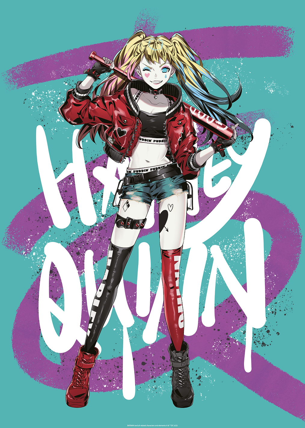 Harley Quinn blink: постер из коллекции DC Comics