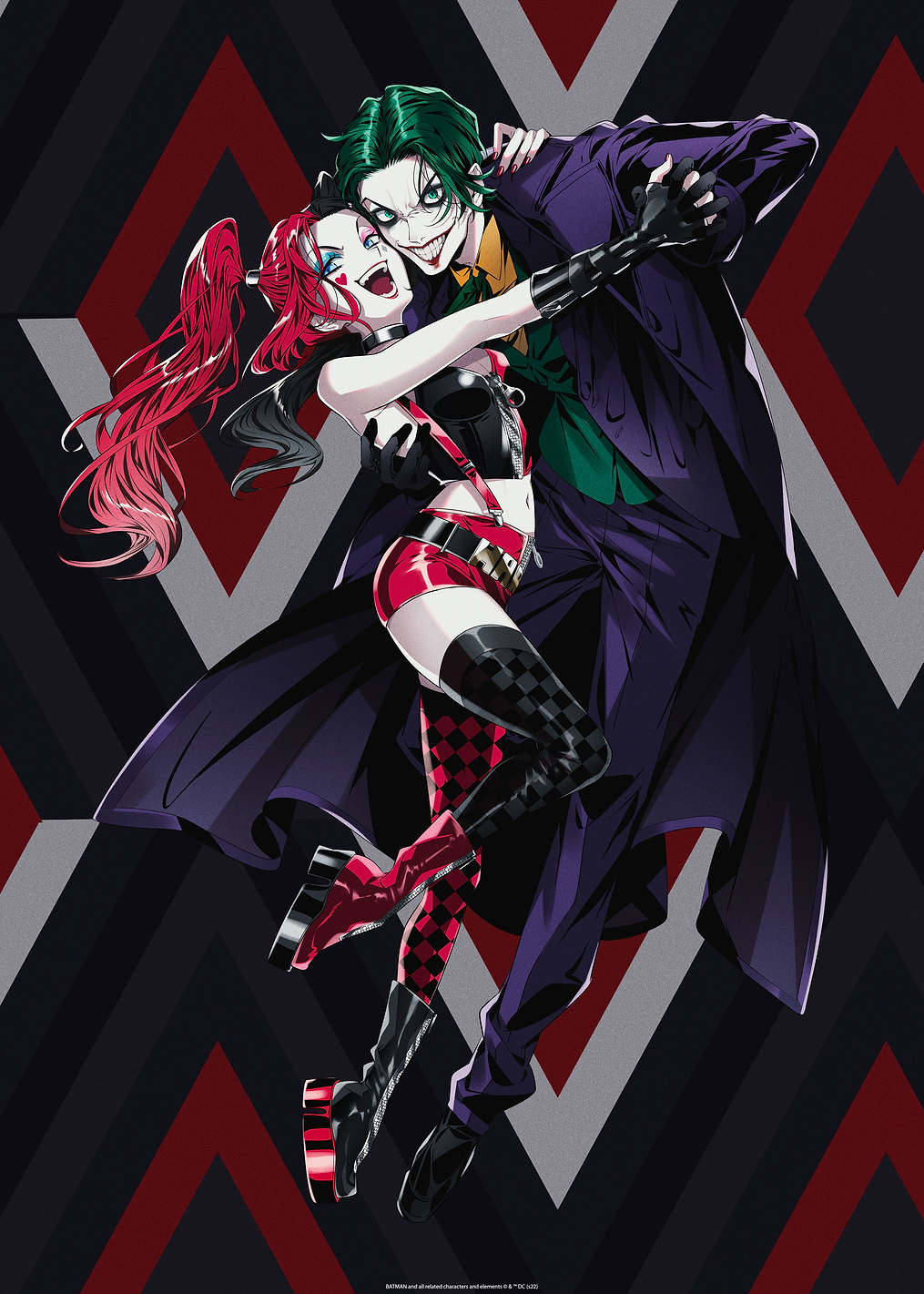 Harley with Joker: постер из коллекции DC Comics