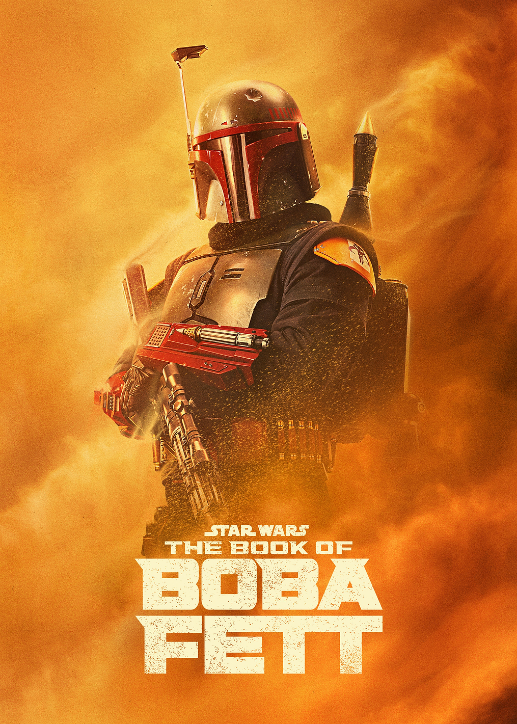 Boba Fett sand with logo: постер из коллекции Star Wars
