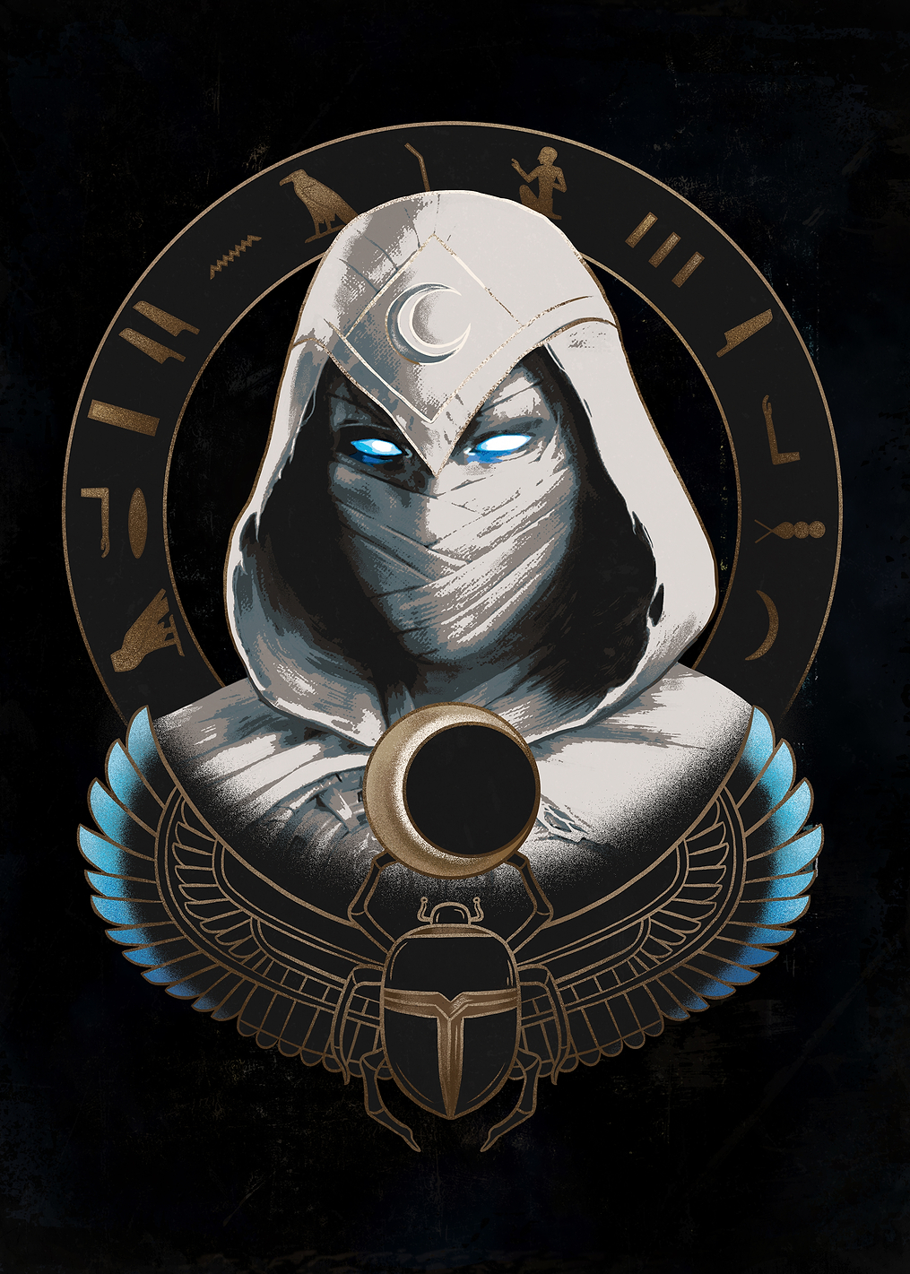 Moon Knight bust: постер из коллекции Marvel