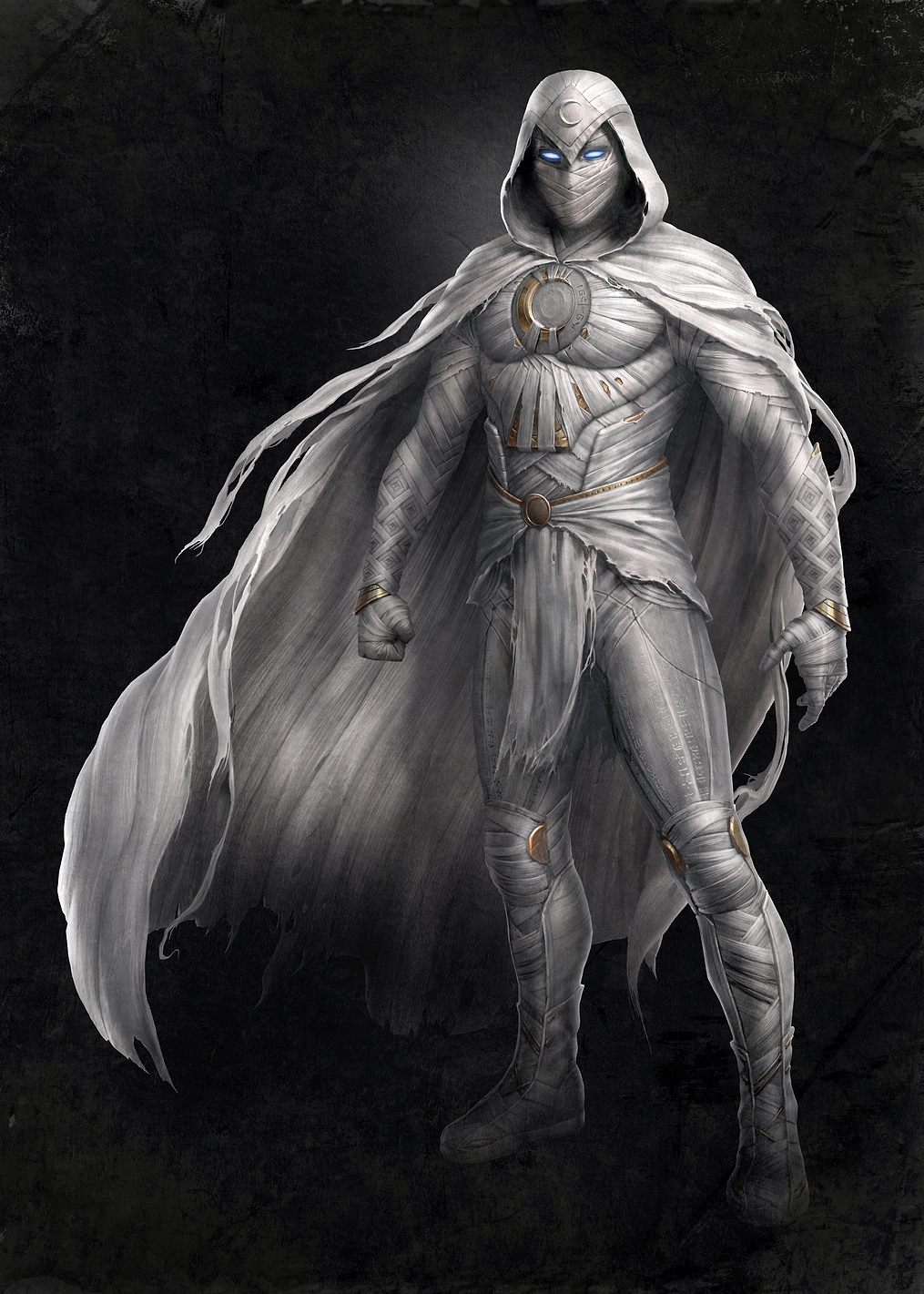 Moon Knight minimalistic: постер из коллекции Marvel