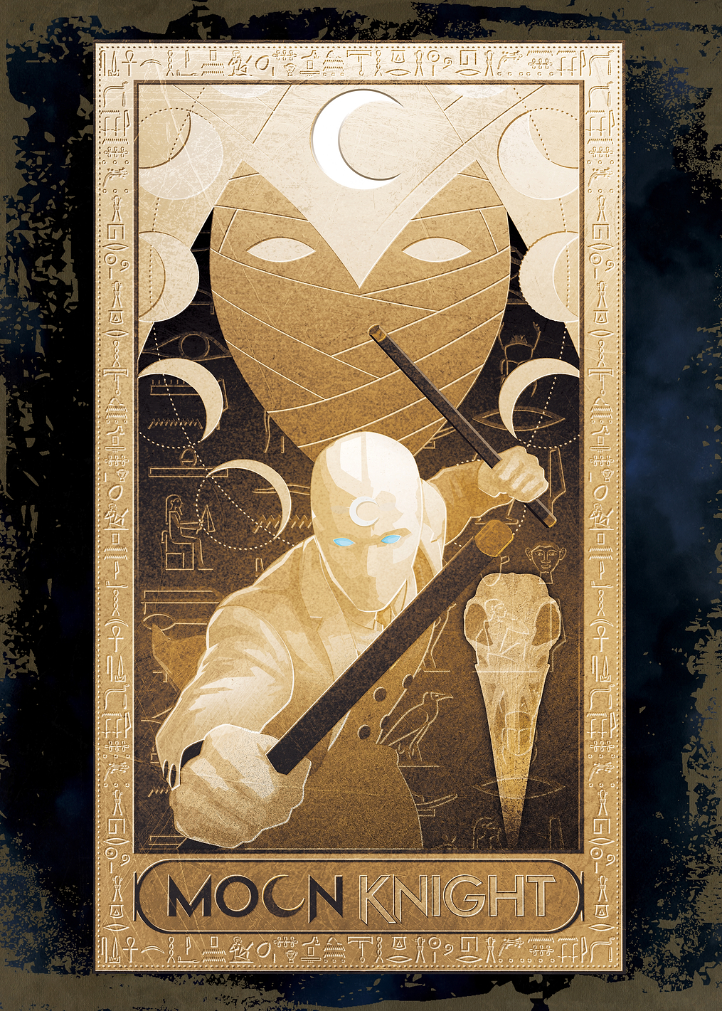 Mr Knight sepia: постер из коллекции Marvel