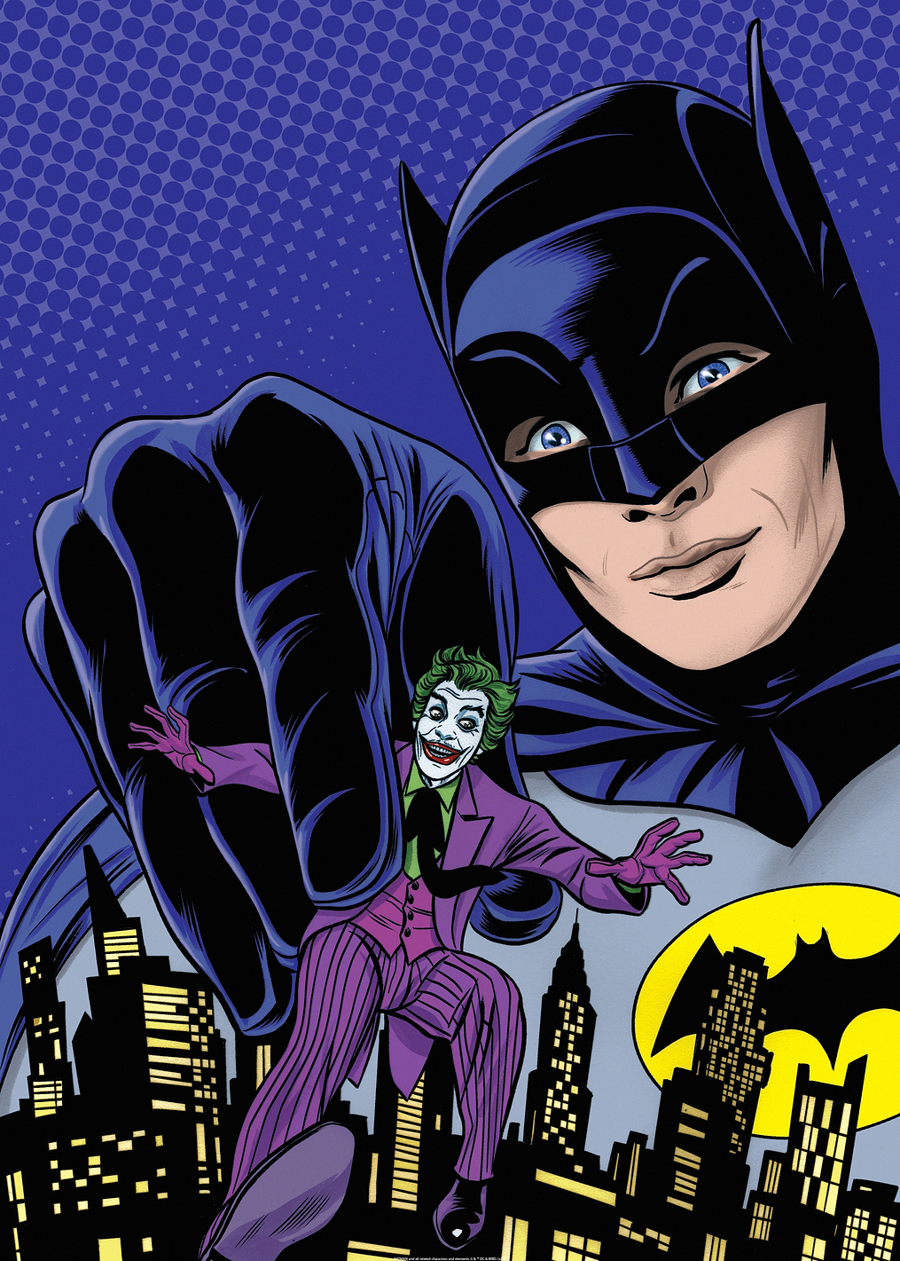 Batman with Joker: постер из коллекции DC Comics