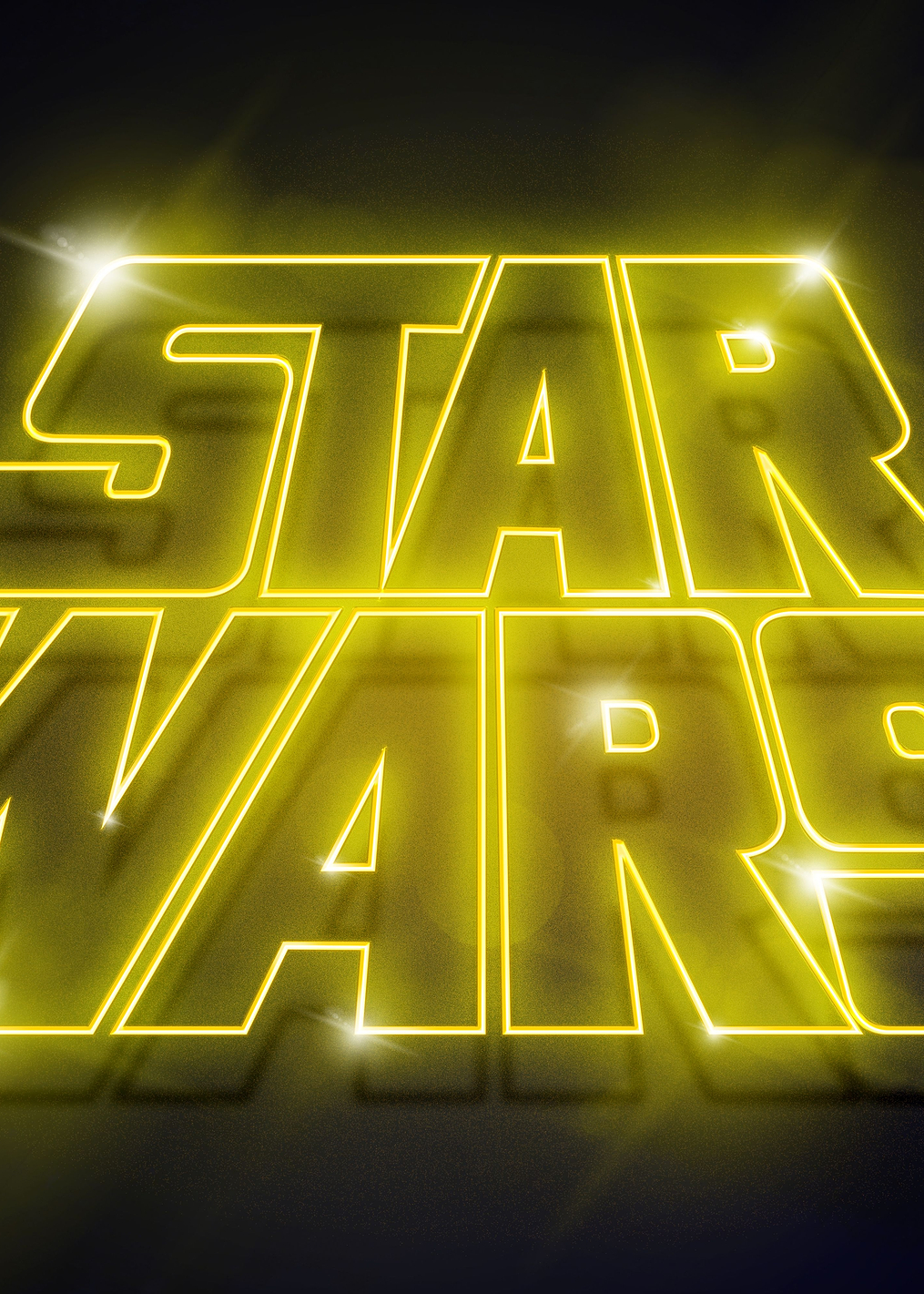 Episode IV A New Hope neon: постер из коллекции Star Wars