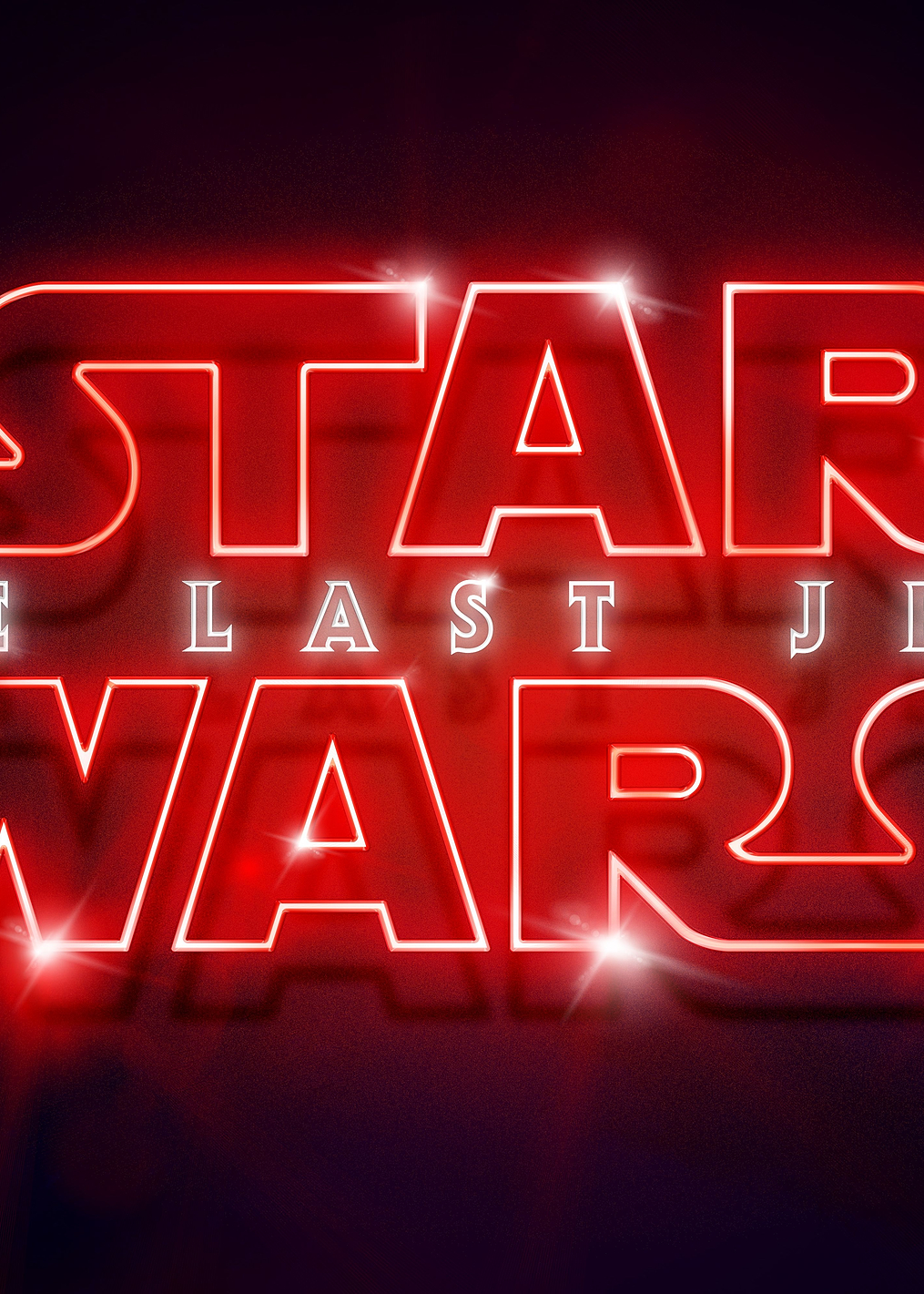 Episode VIII The Last Jedi neon: постер из коллекции Star Wars