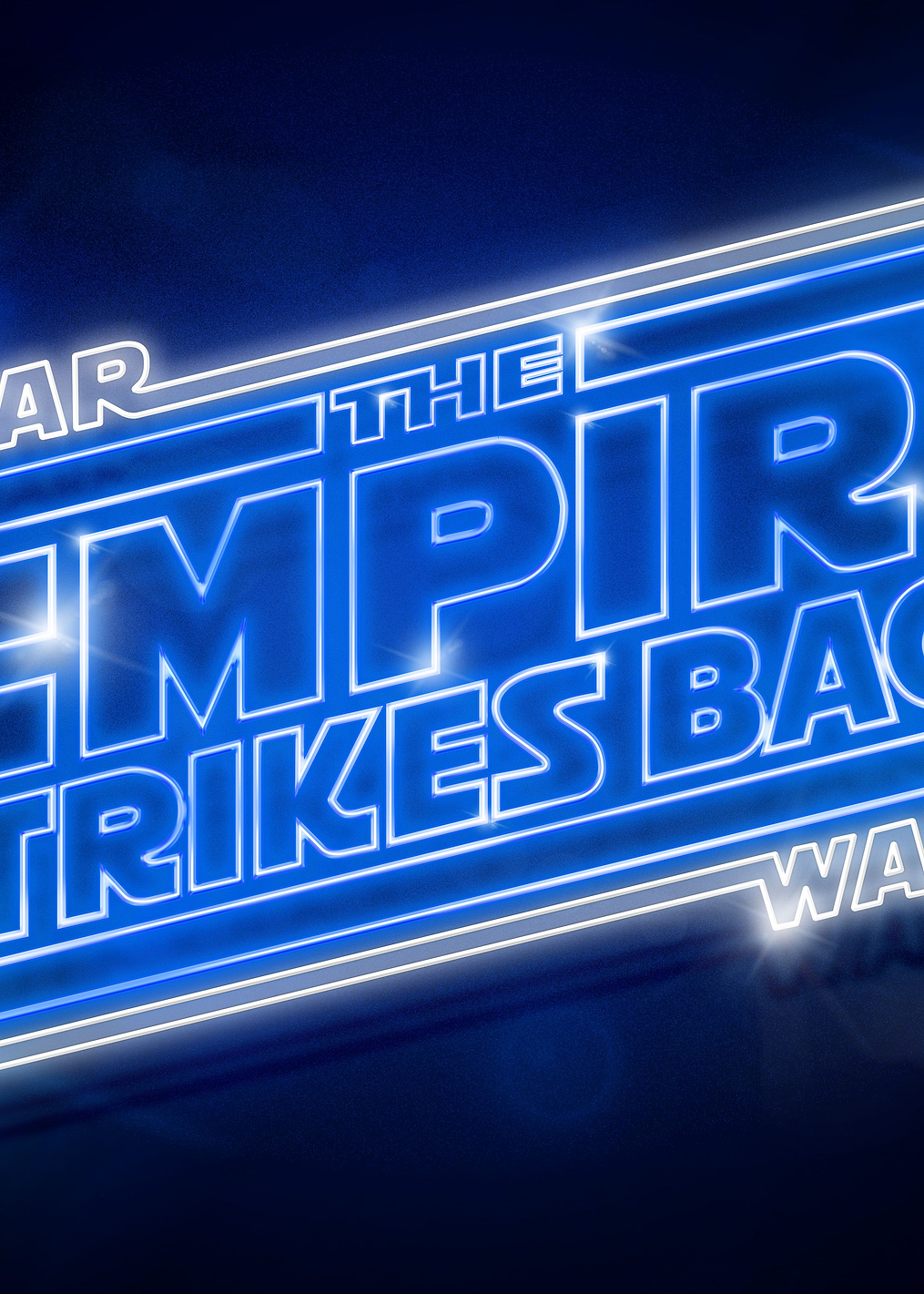 Episode V The Empire Strikes Back neon: постер из коллекции Star Wars