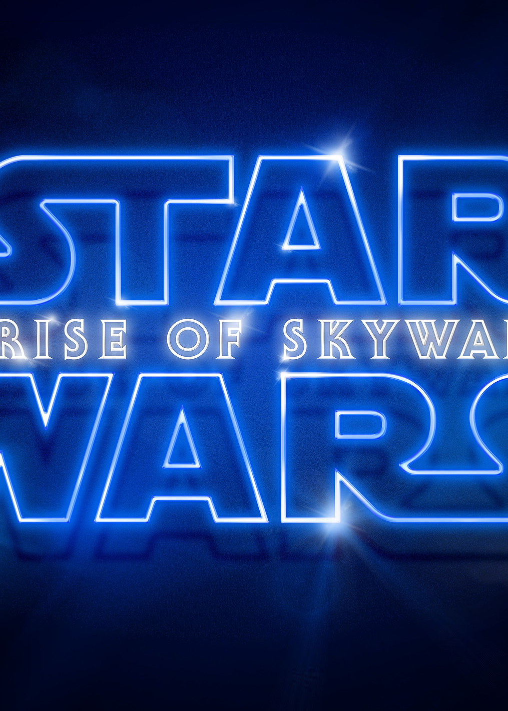 Episode IX The Rise of Skywalker neon: постер из коллекции Star Wars