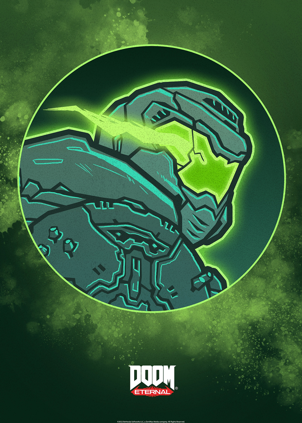 Green Helmet: постер из коллекции Doom