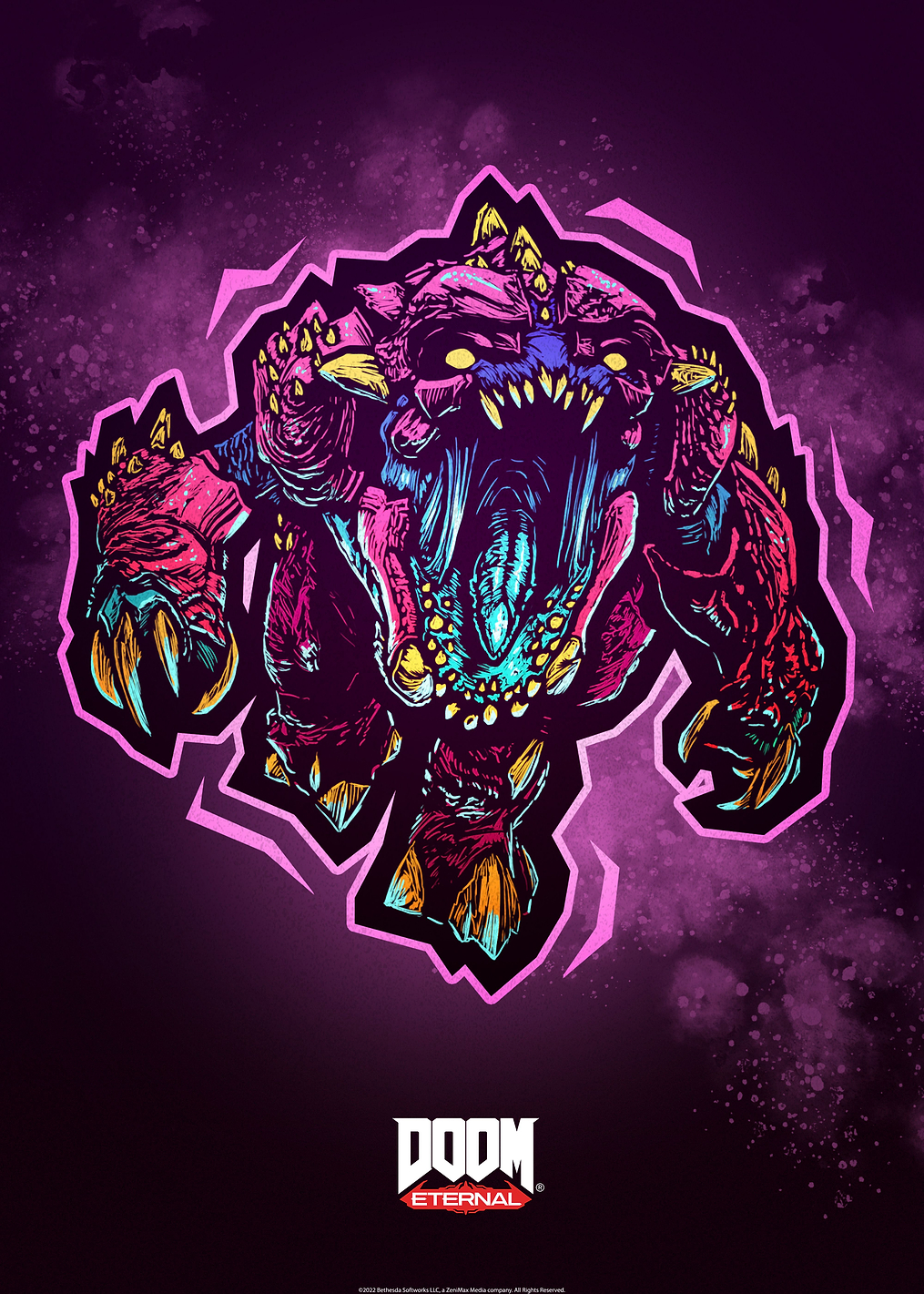 Purple: постер из коллекции Doom