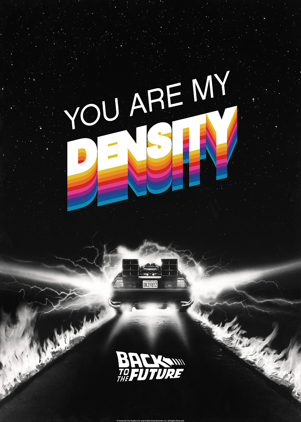 You Are My Density: постер из коллекции Back To The Future