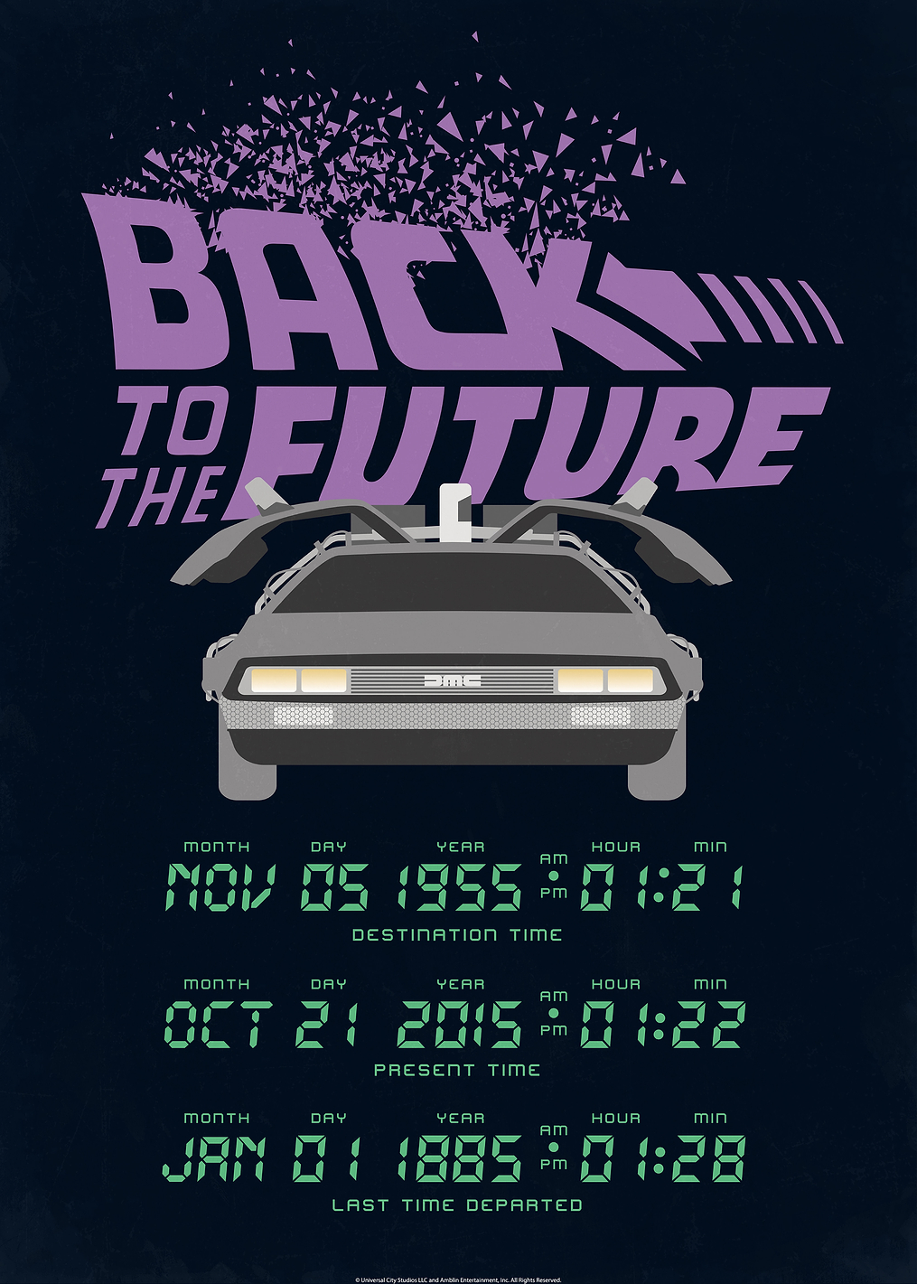 Destination Future: постер из коллекции Back To The Future