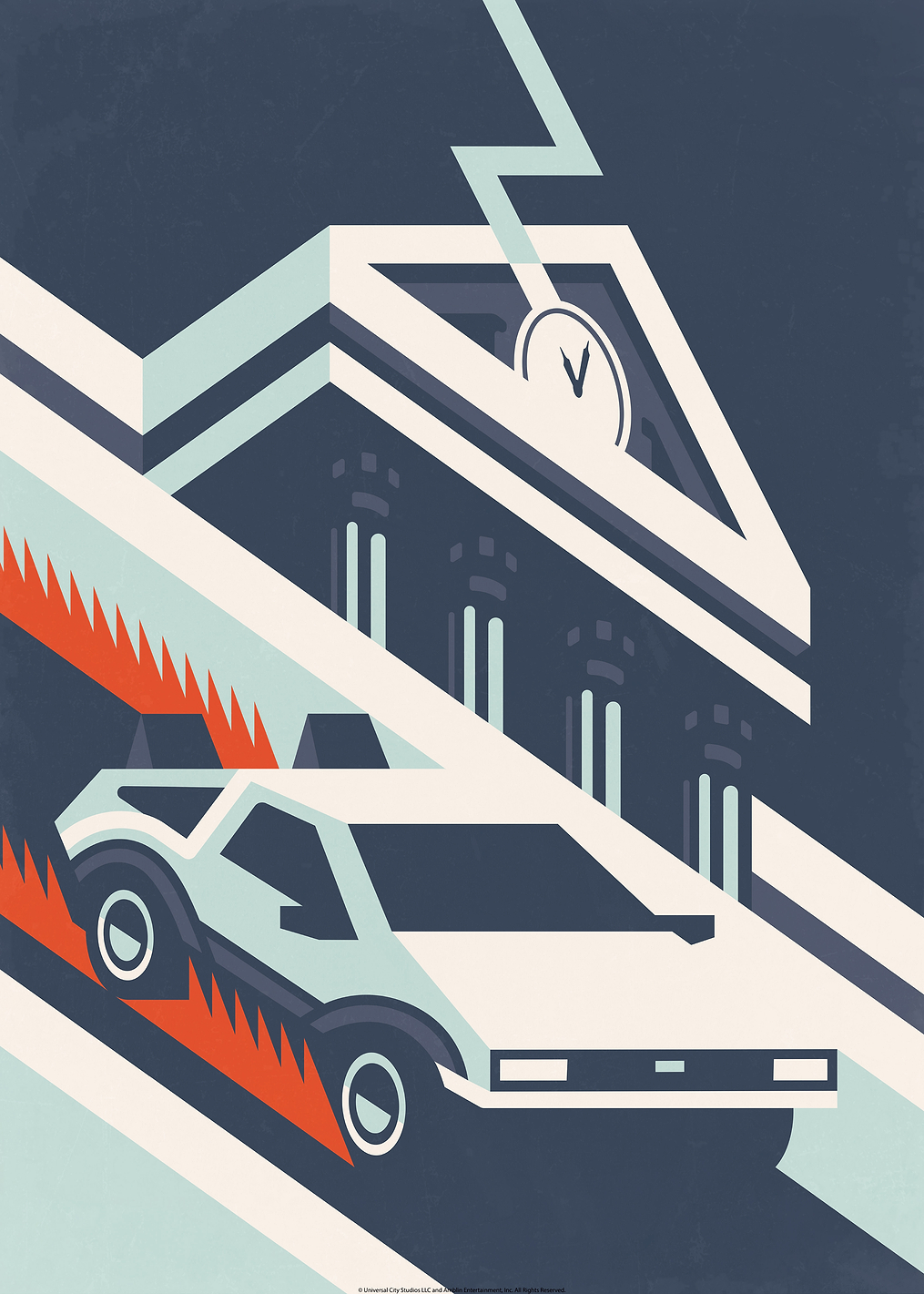 Back to the Future Minimal: постер из коллекции Back To The Future