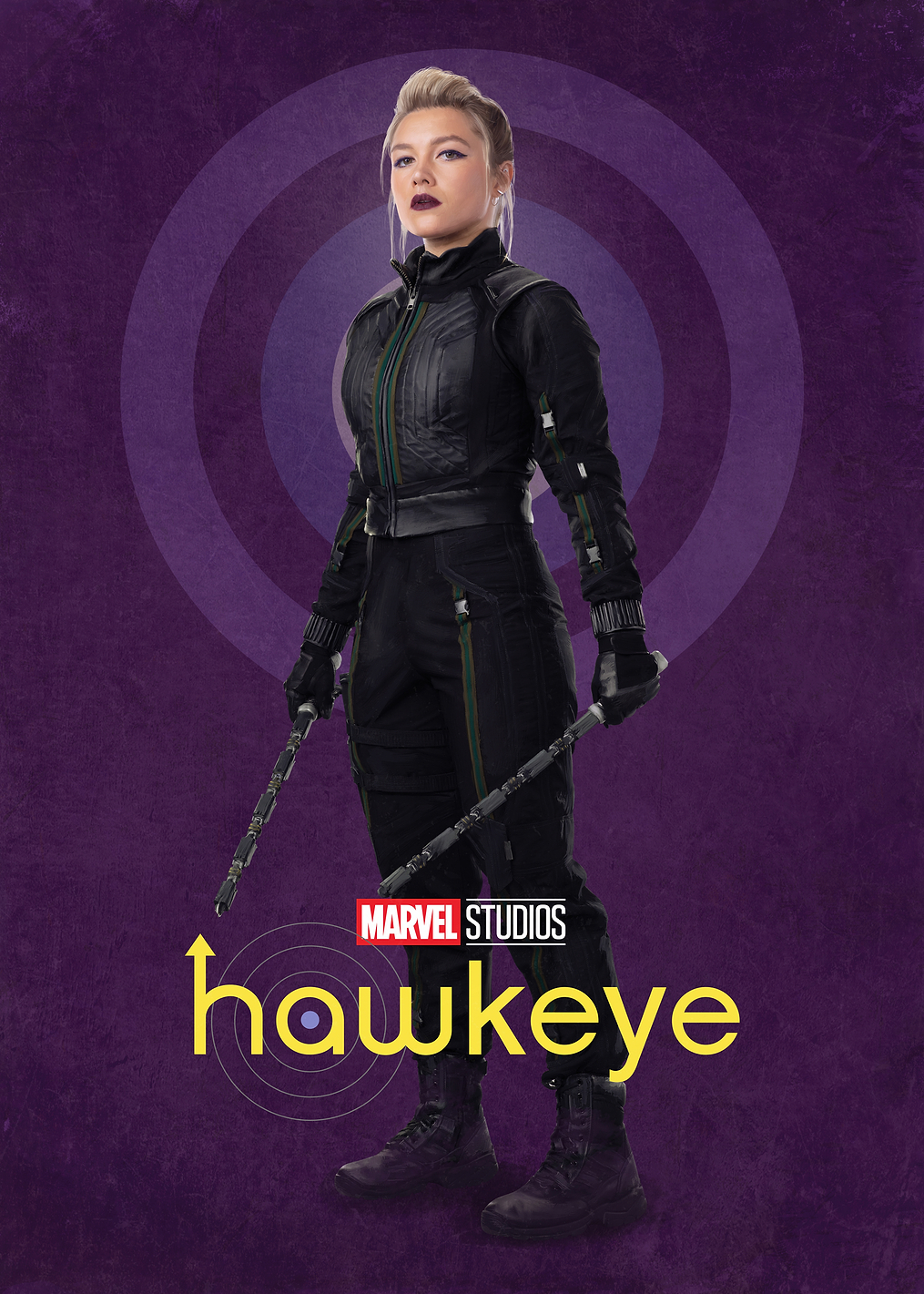 Yelena Belova with logo: постер из коллекции Marvel
