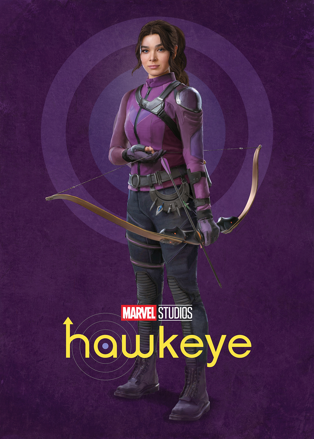 Kate Bishop with logo: постер из коллекции Marvel