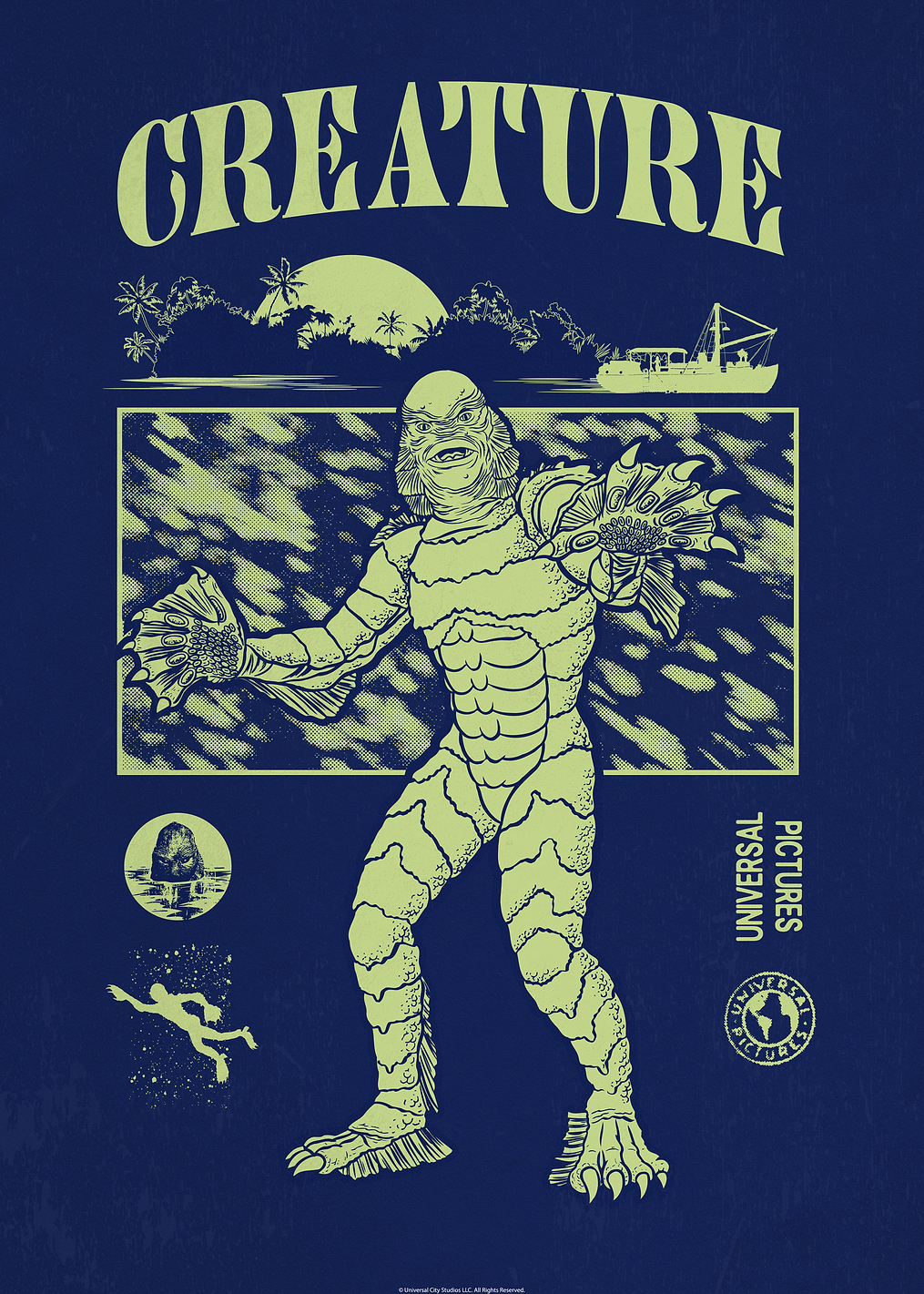 Creature: постер из коллекции Universal Monsters