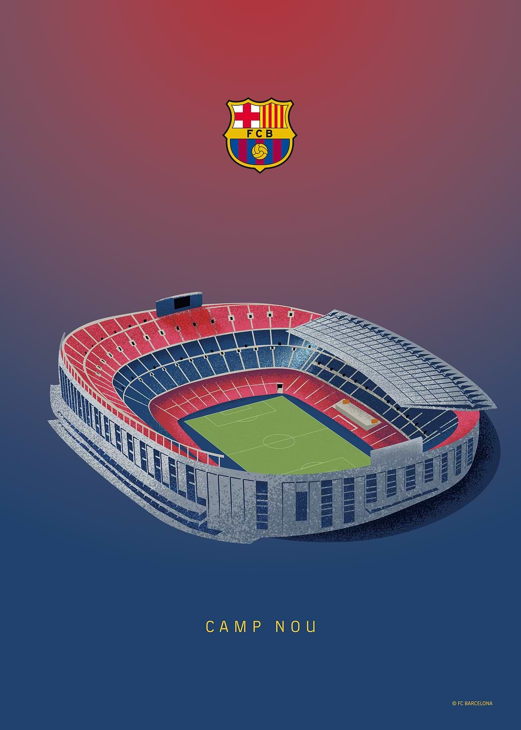 Camp Nou Stadium: постер из коллекции Barça