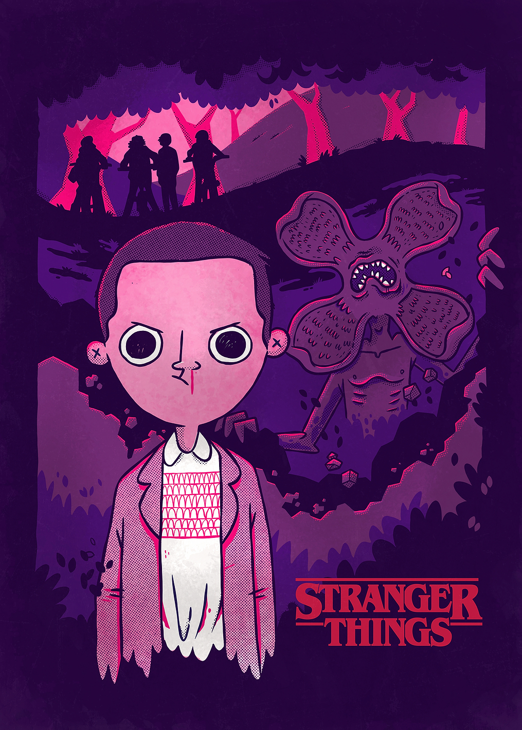 Stranger Things Bikes: постер из коллекции Stranger Things Series
