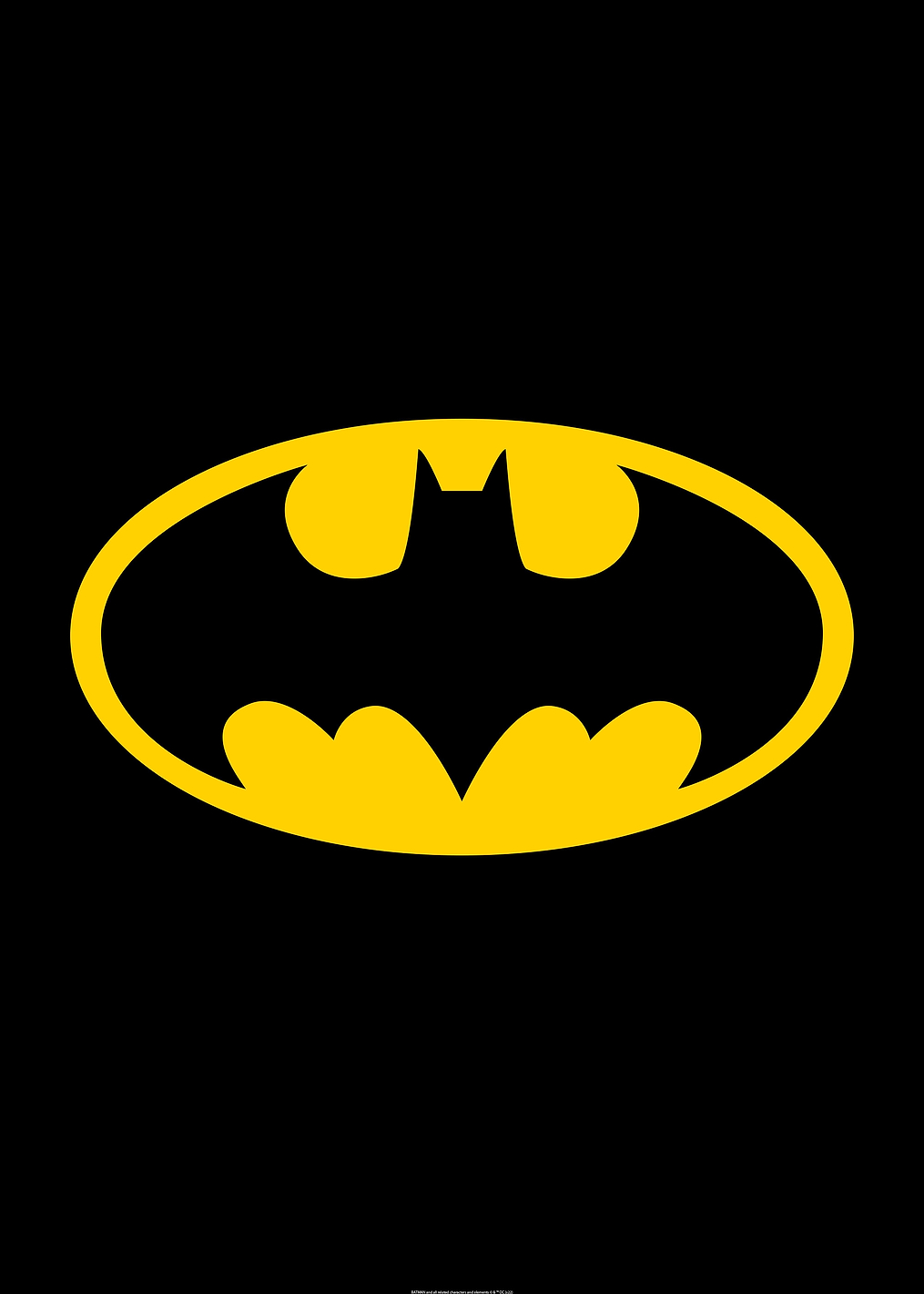 Batman Iconic Symbol: постер из коллекции DC Comics