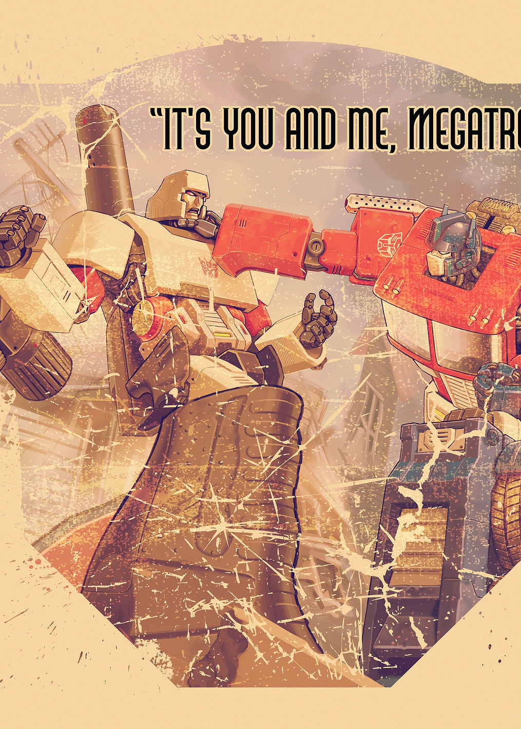 It's you and me Megatron!: постер из коллекции Transformers