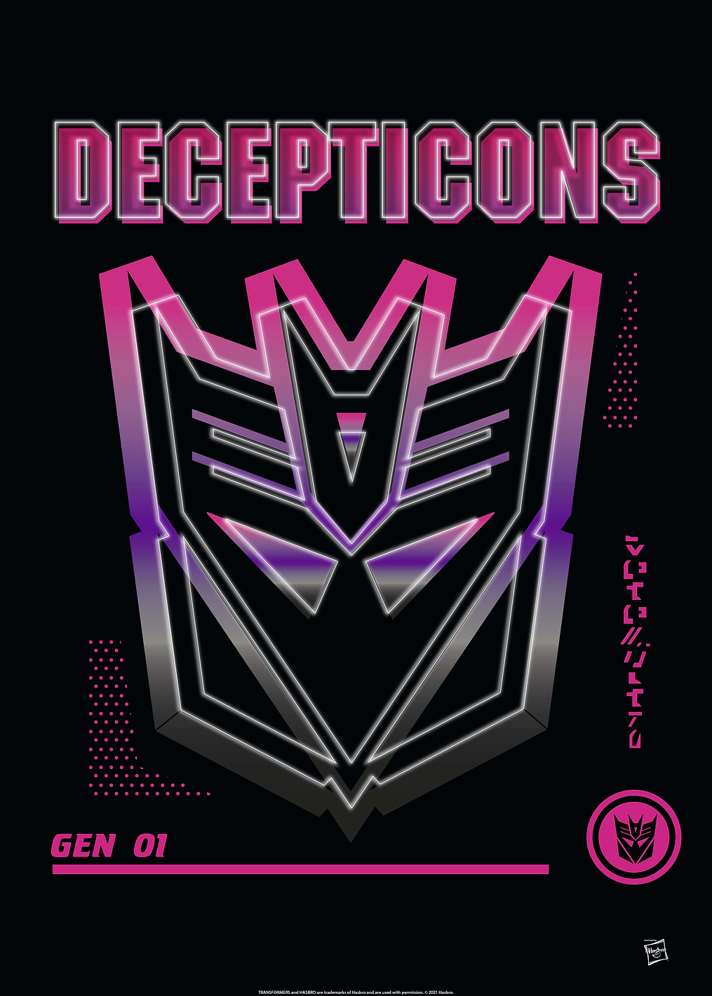 Decepticons Gen 01: постер из коллекции Transformers
