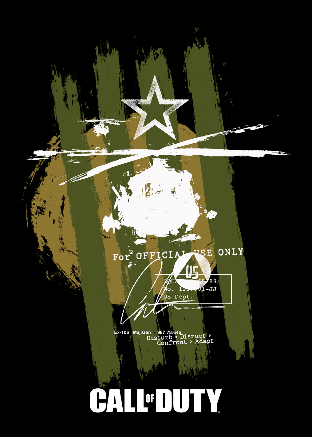 For official use only: постер из коллекции Call of Duty