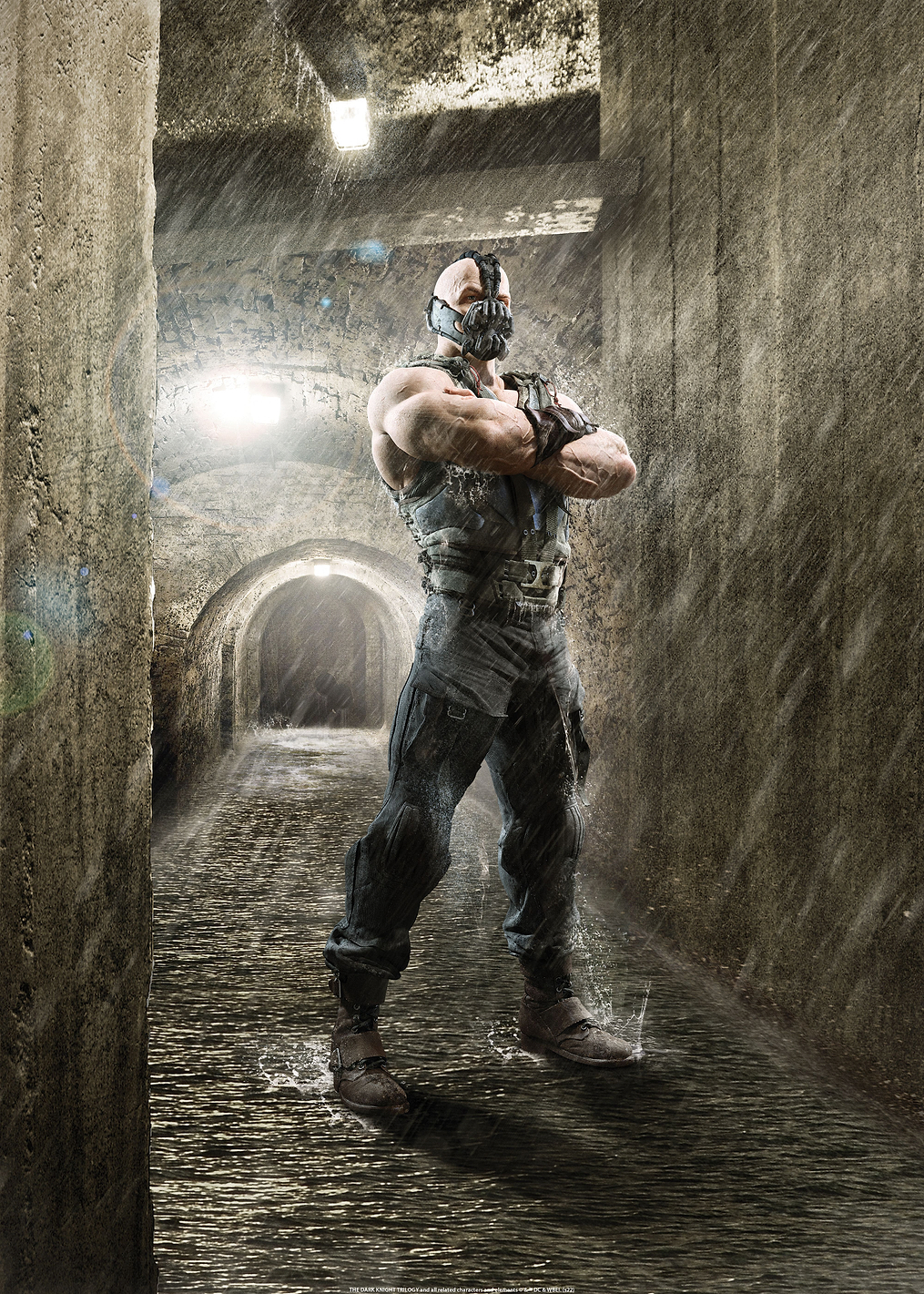 Bane in the rain: постер из коллекции DC Comics