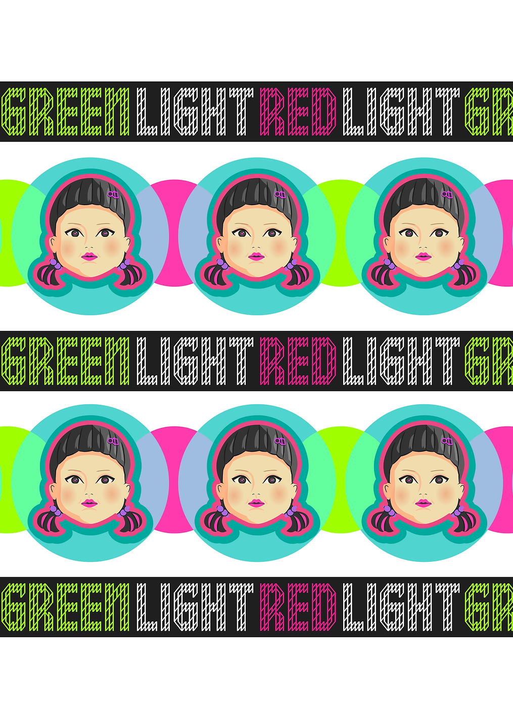 Green Red Game: постер из коллекции Squid Game