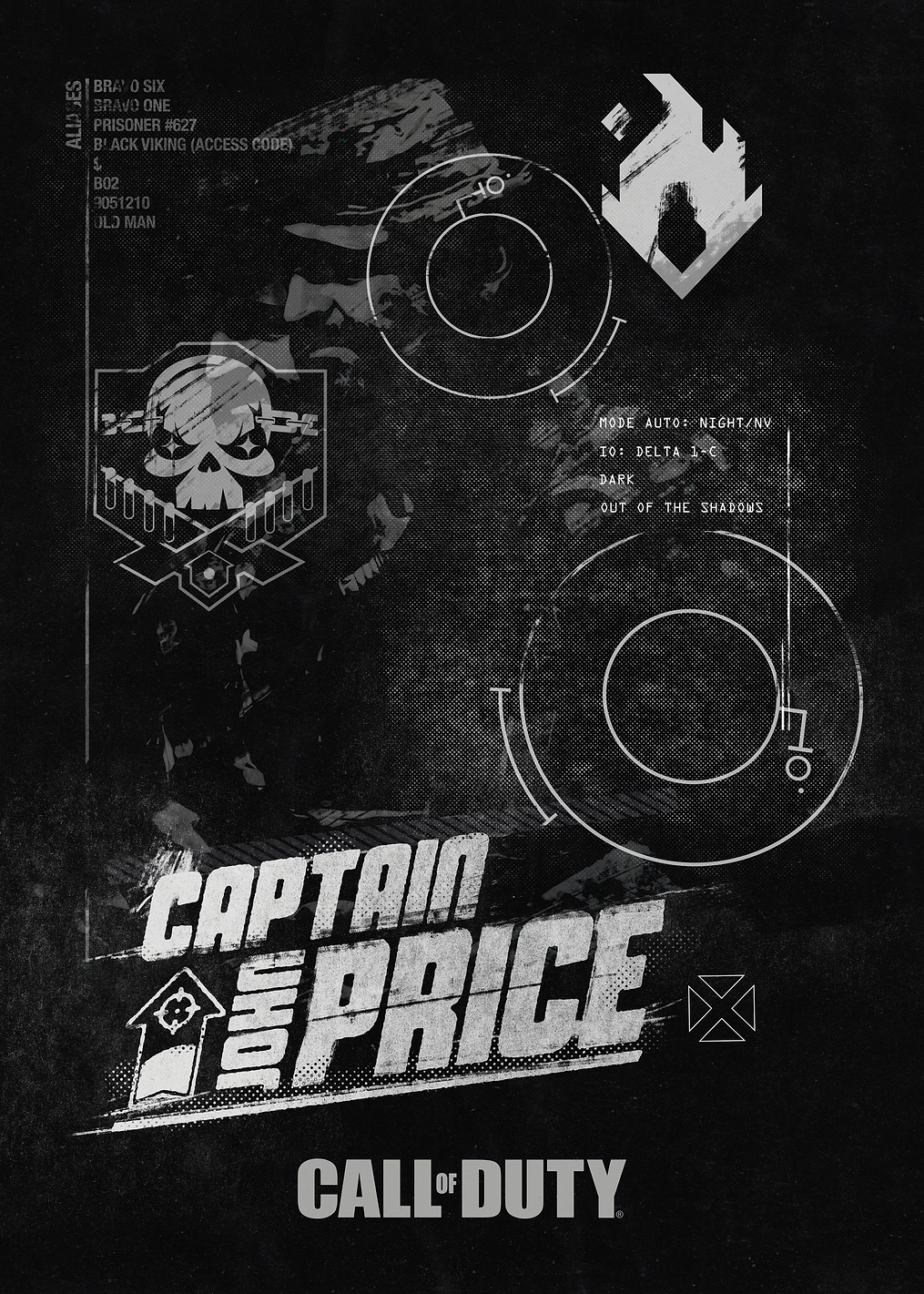 Captain John Price: постер из коллекции Call of Duty