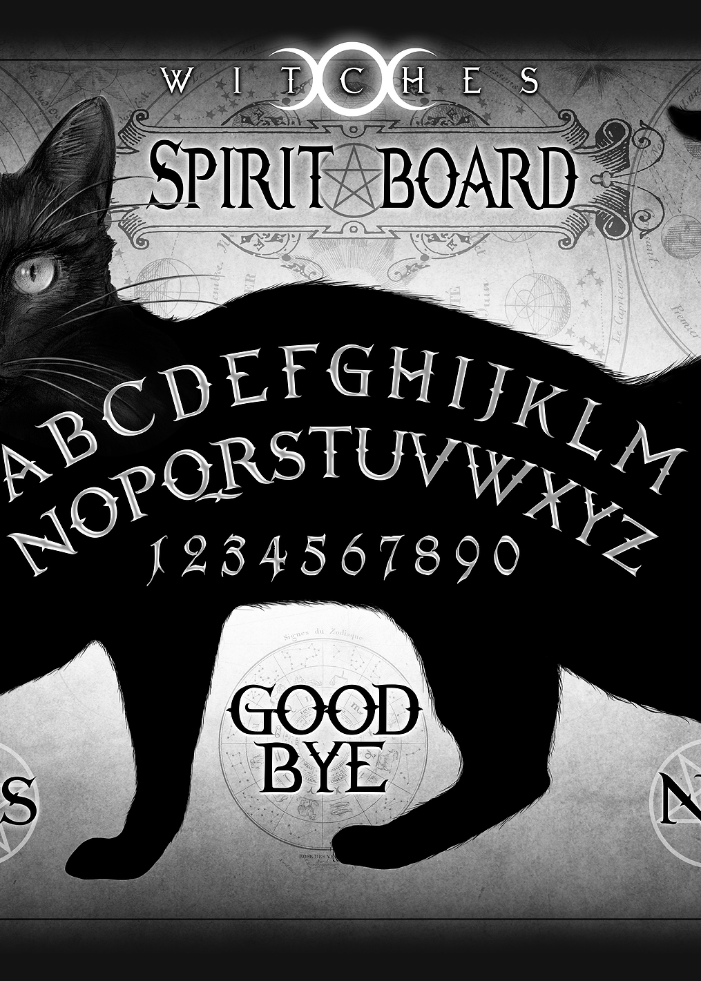 Black Cat Spirit Board: постер из коллекции Alchemy England