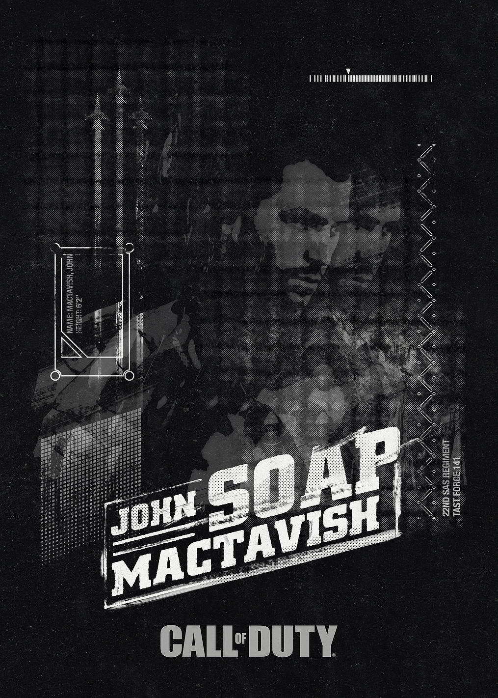 John Soap Mactavish: постер из коллекции Call of Duty