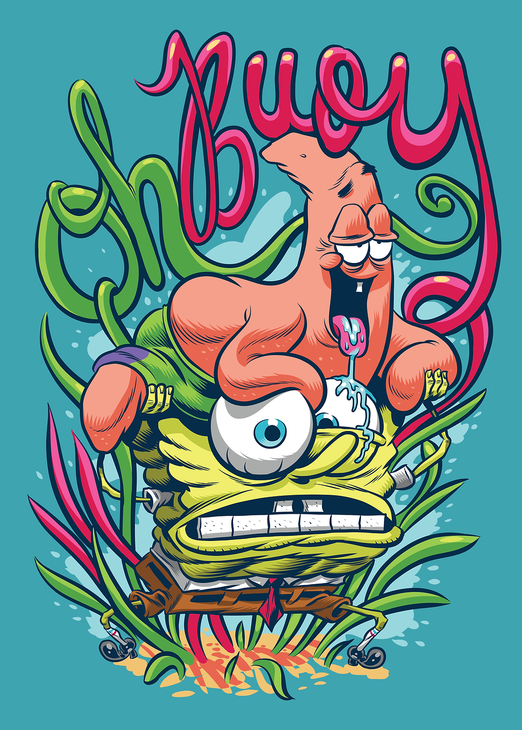 Oh Buoy: постер из коллекции SpongeBob SquarePants