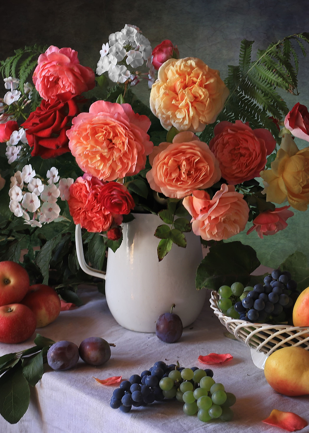Peach garden roses: постер из коллекции World Class Photos