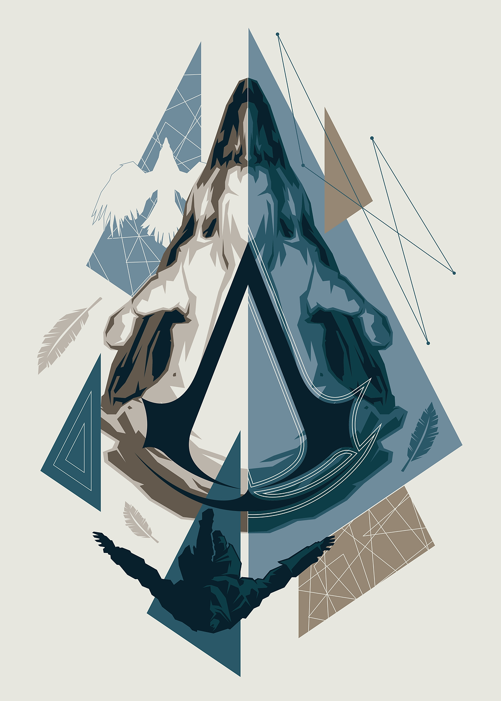Abstract: постер из коллекции Assassin's Creed