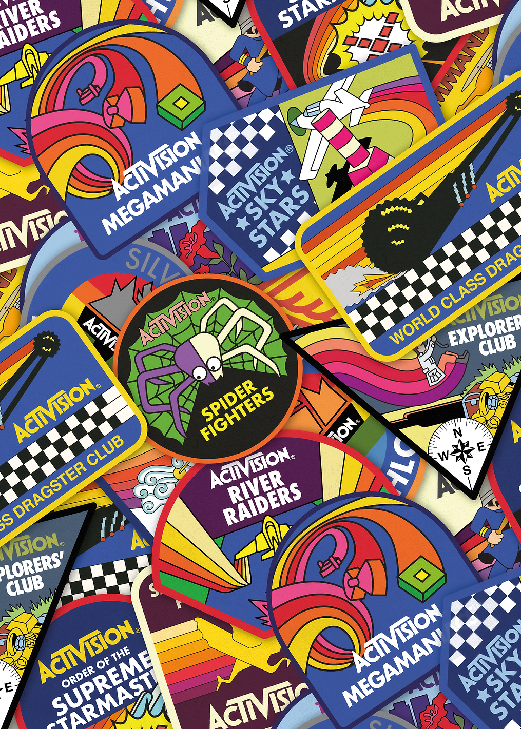 Retro game patches: постер из коллекции Activision Classic