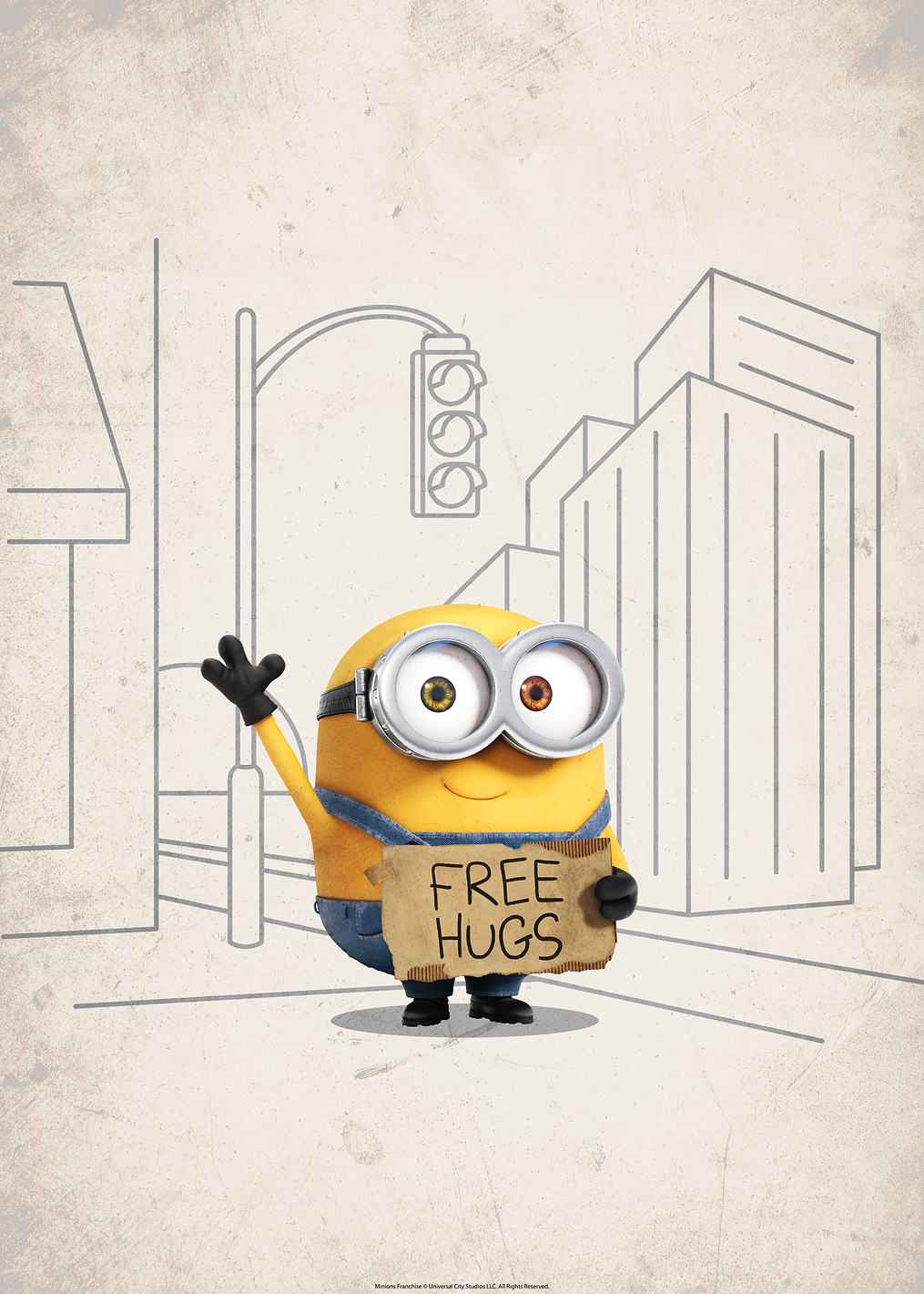 Free hugs from Bob: постер из коллекции Minions