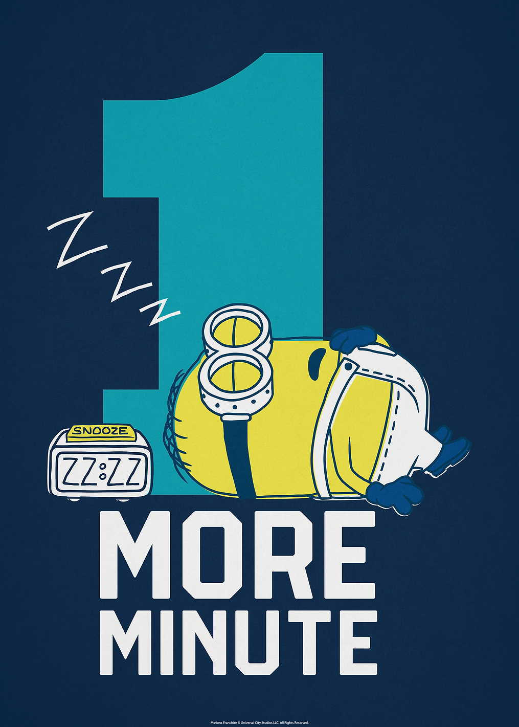 One more minute: постер из коллекции Minions
