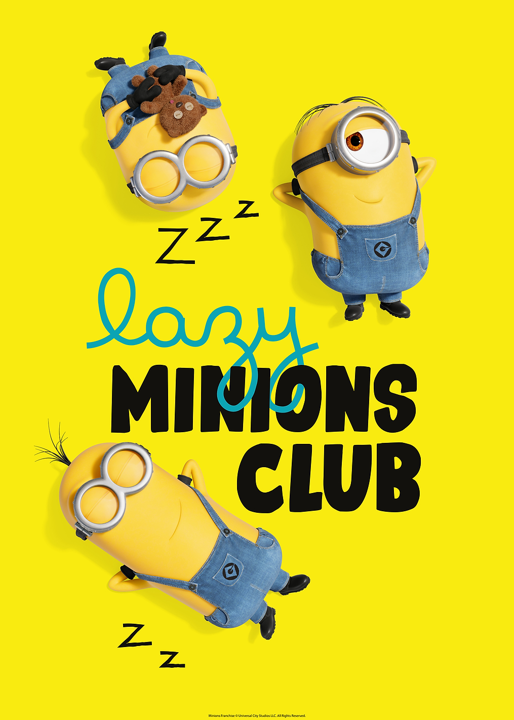 Lazy Minions Club: постер из коллекции Minions