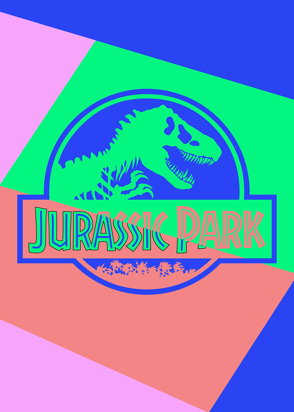 Jurassic Park Logo 24: постер из коллекции Jurassic World