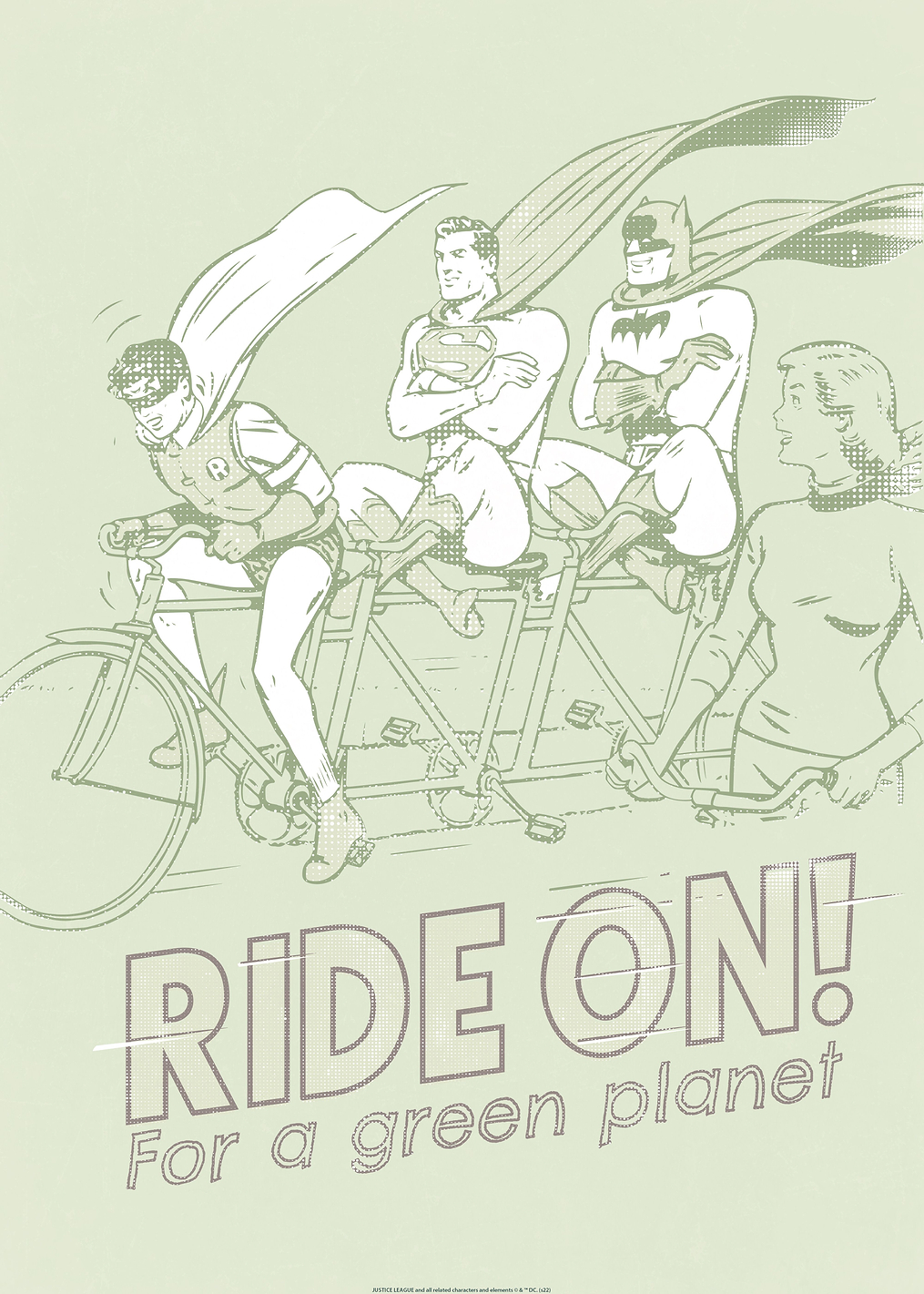 Ride on!: постер из коллекции DC Comics