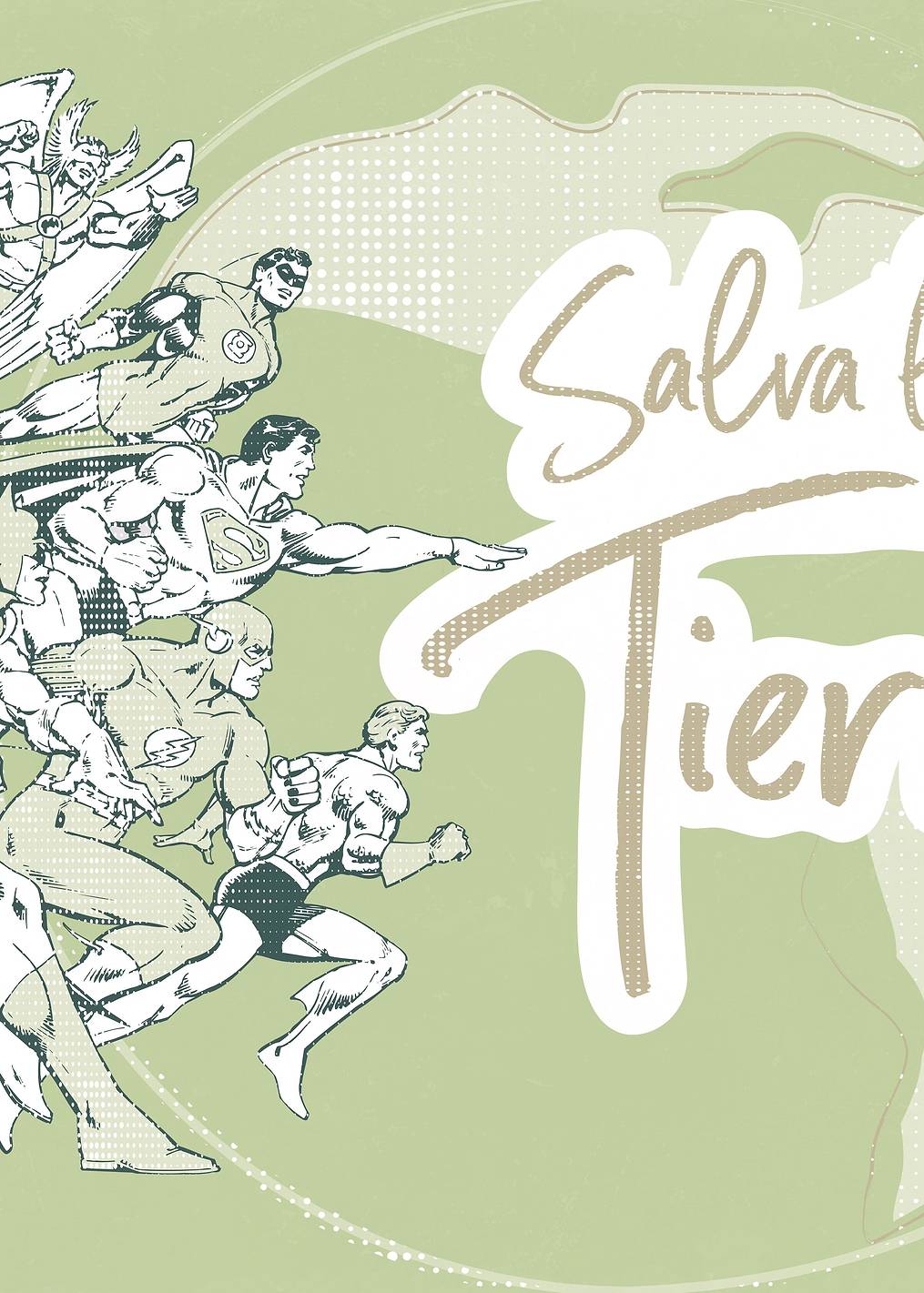 Salva la Tierra: постер из коллекции DC Comics