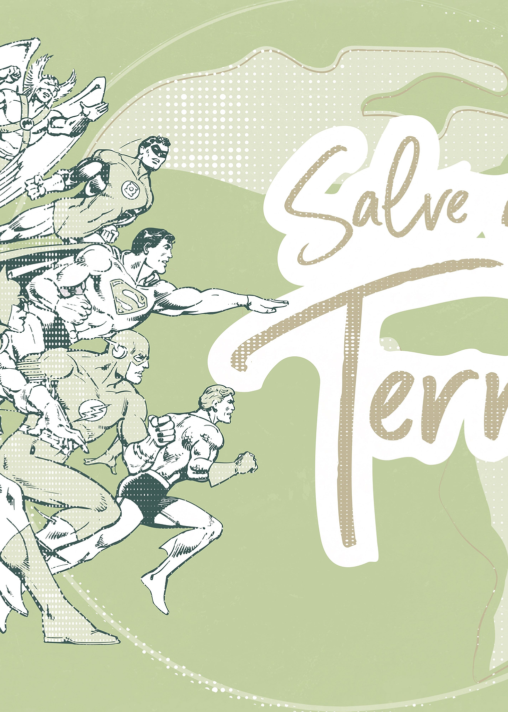 Salve a Terra: постер из коллекции DC Comics