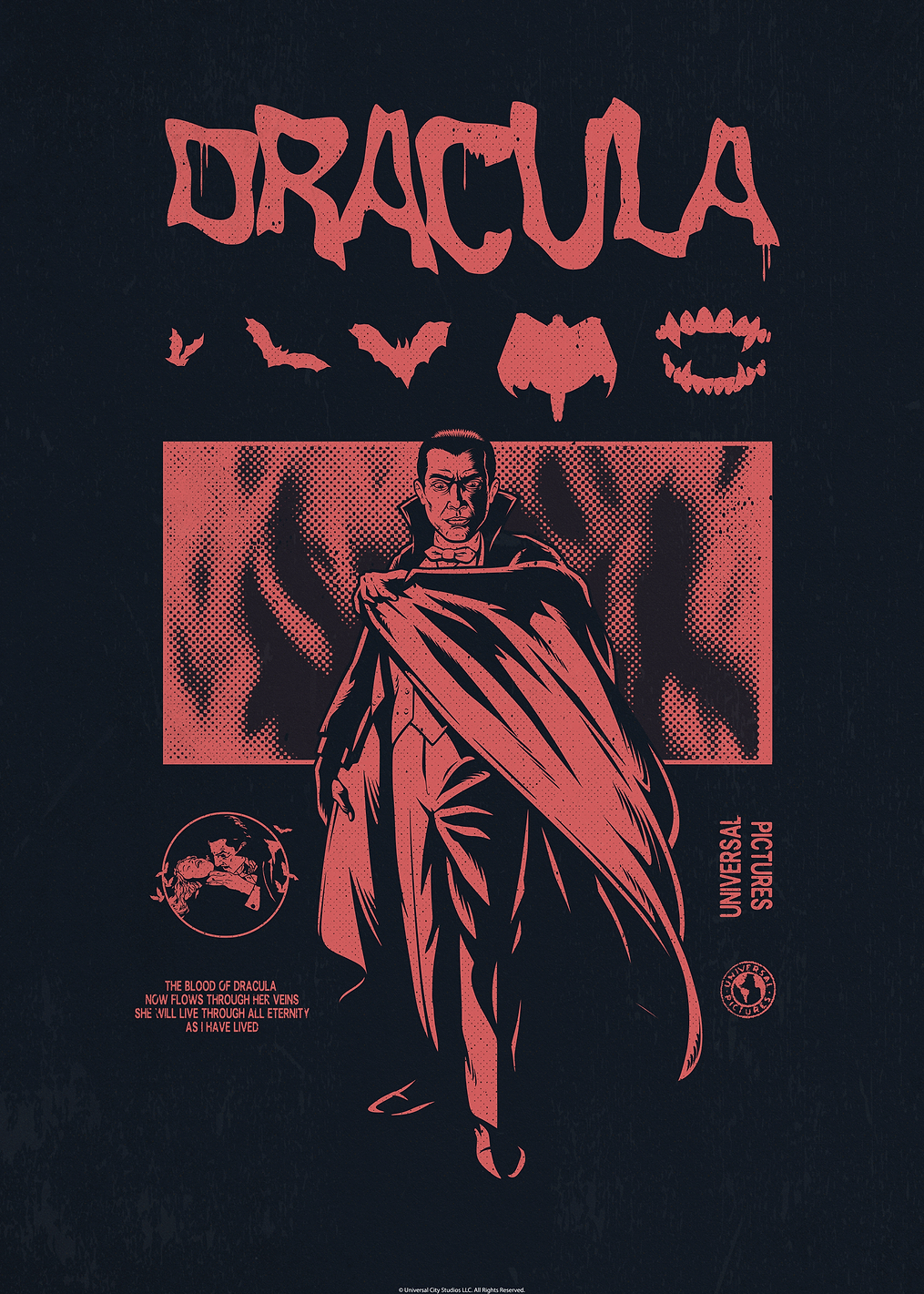 Blood of Dracula: постер из коллекции Universal Monsters
