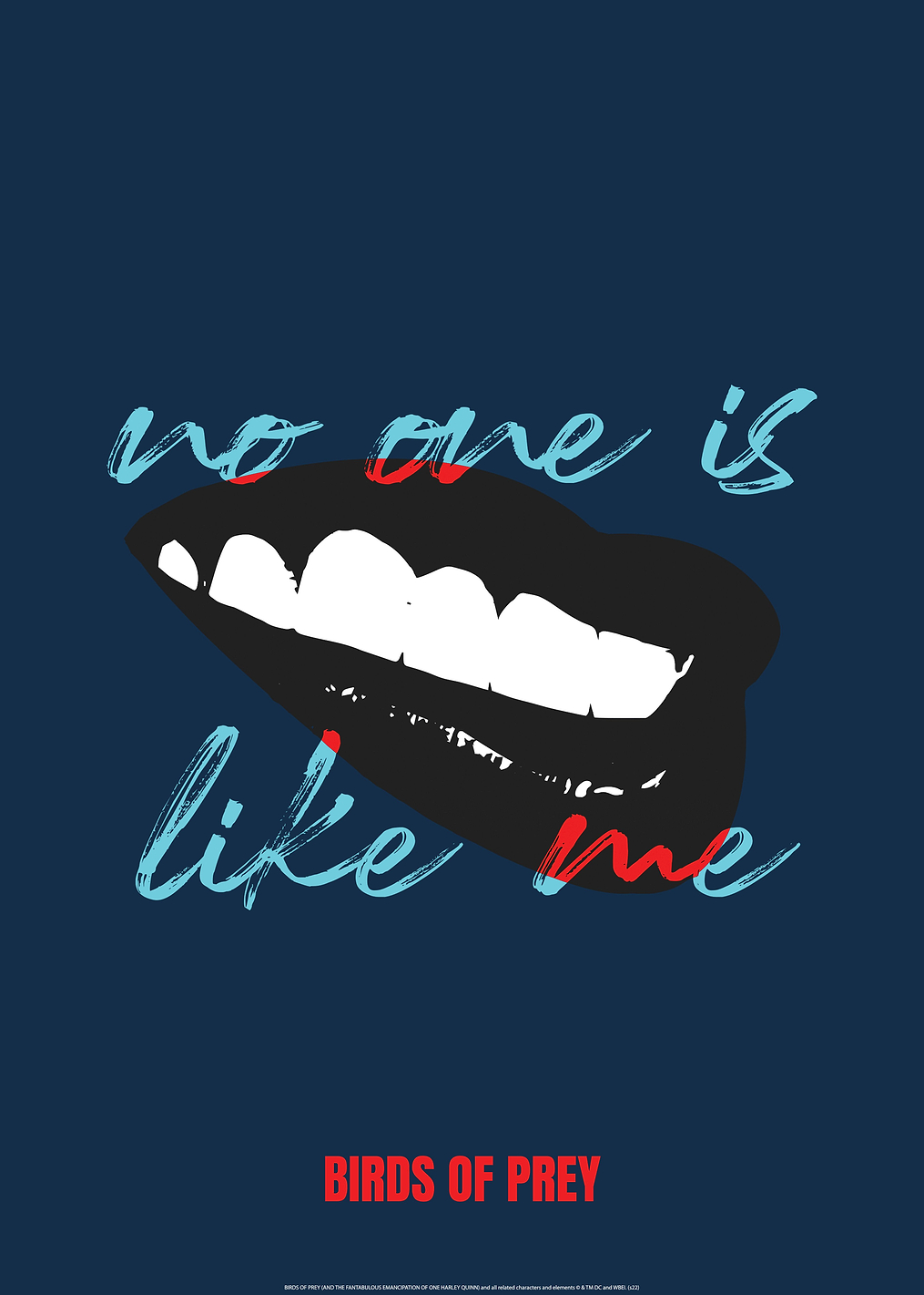 Brids of Prey Minimalistic: постер из коллекции DC Comics