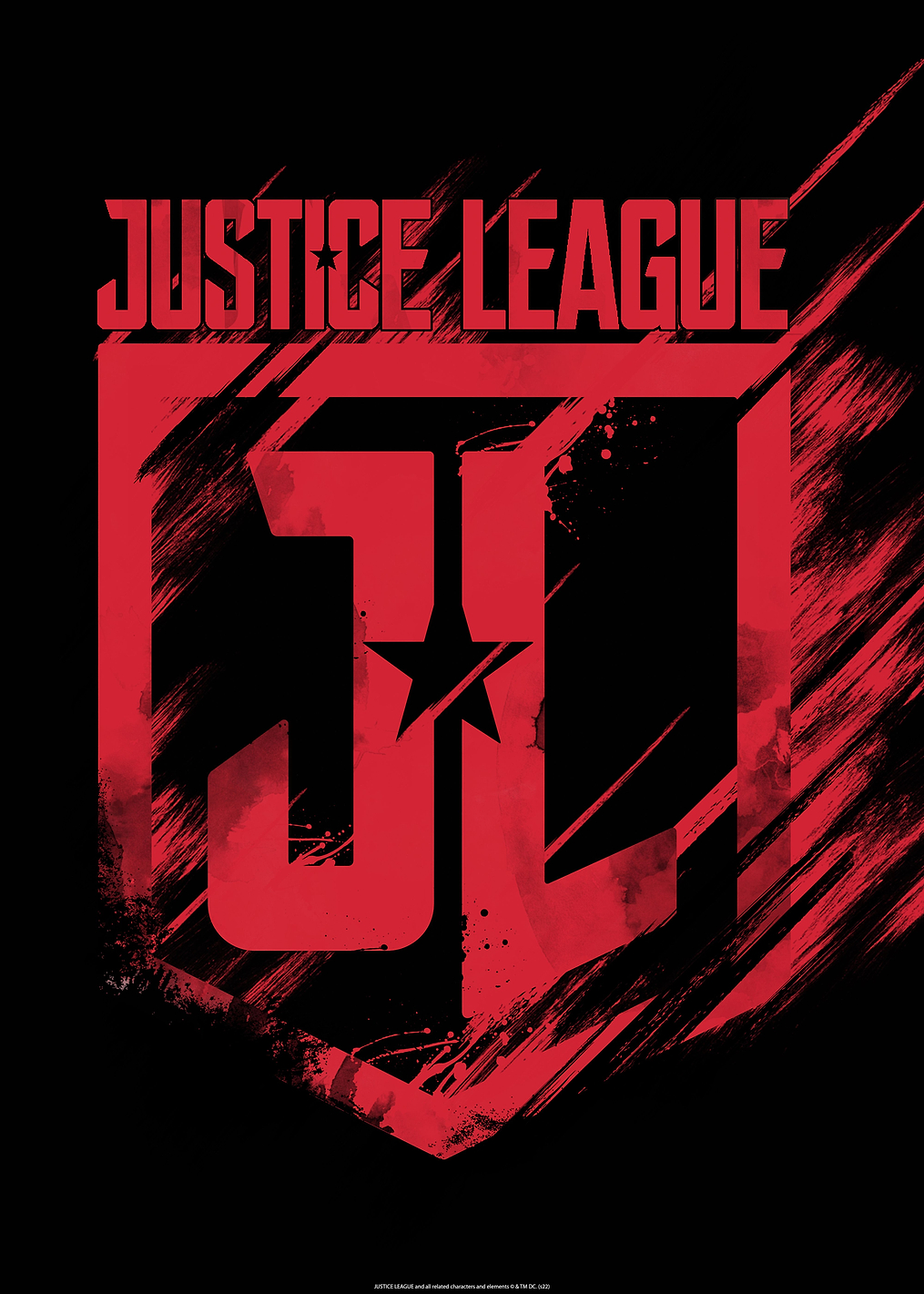 Justice League logo dark: постер из коллекции DC Comics