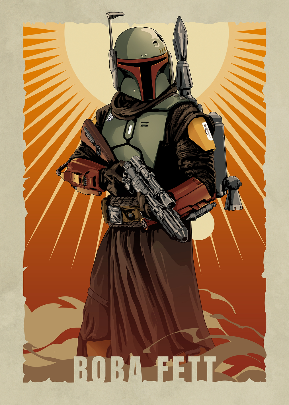 Boba Fett: постер из коллекции Star Wars
