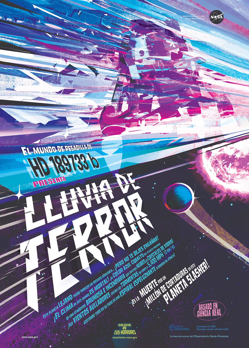 Lluvia de Terror: постер из коллекции Inspired by NASA