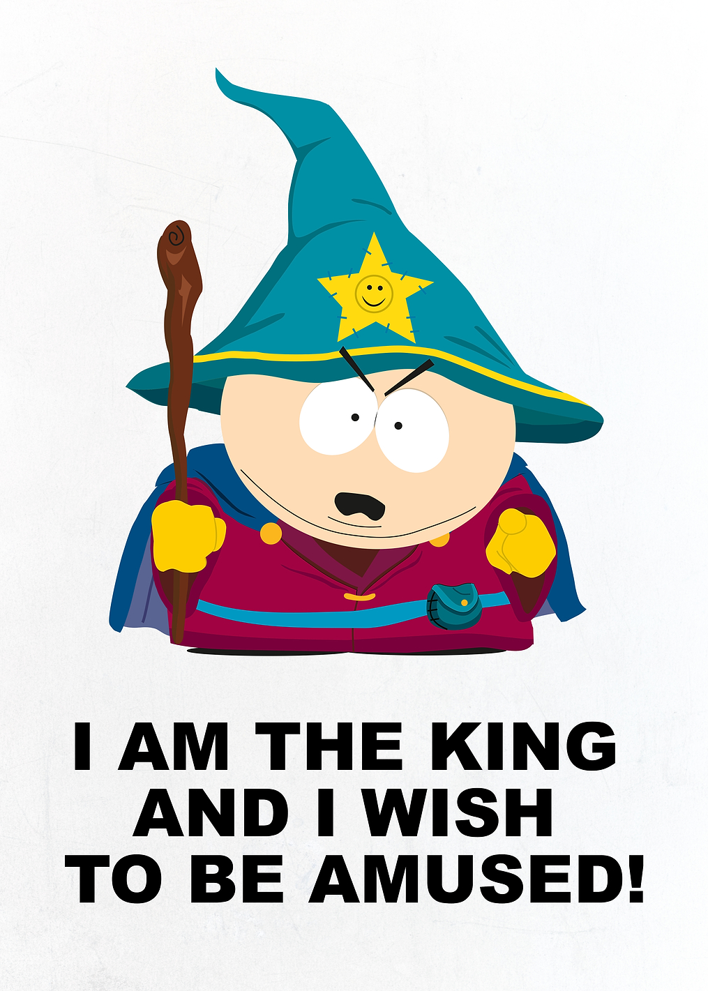 Wish To Be Amused Cartman: постер из коллекции South Park