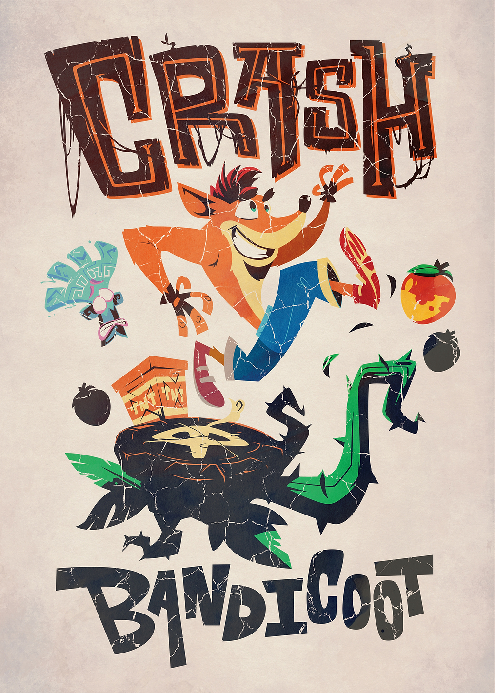 Crash's Graphic: постер из коллекции Crash Bandicoot